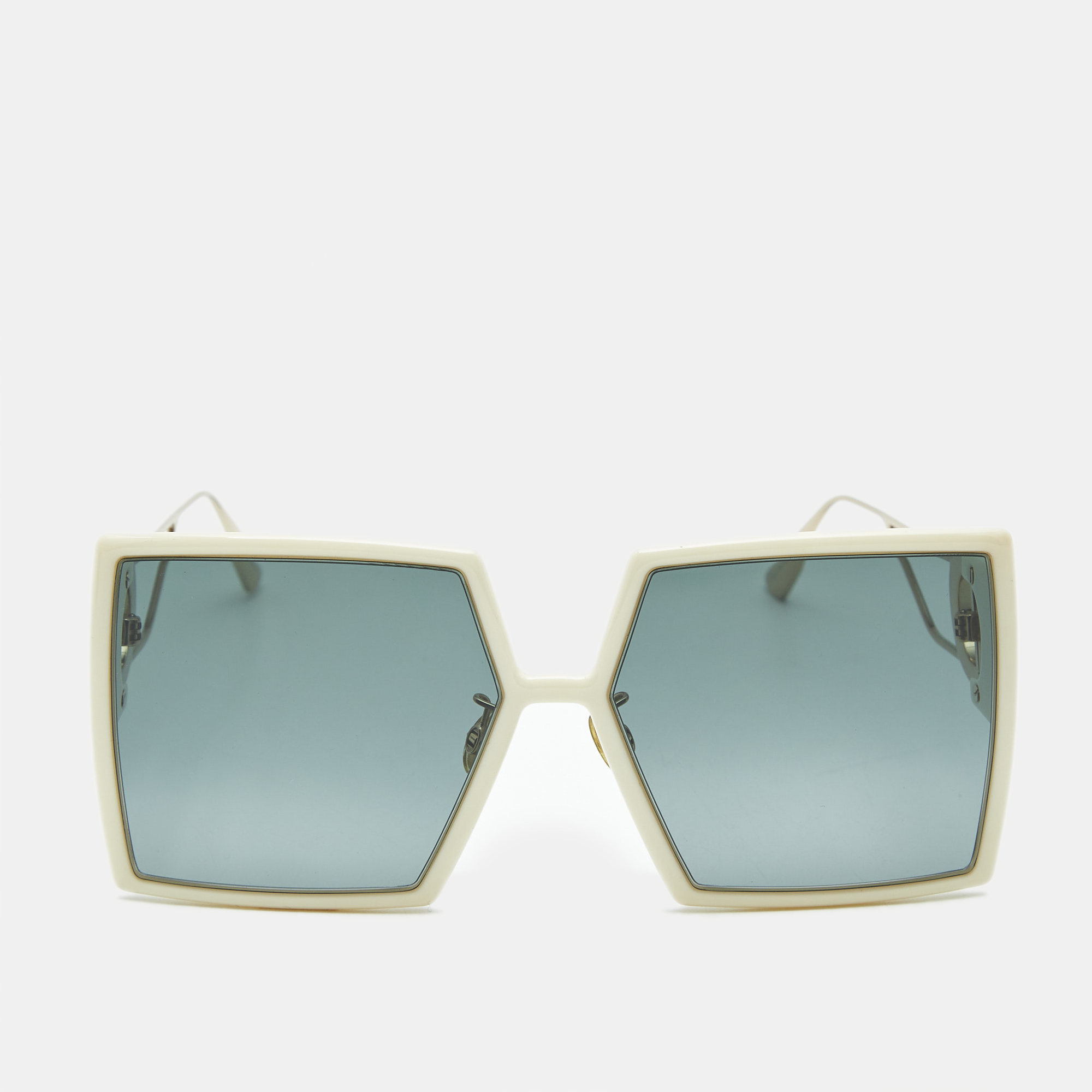 

Dior White/Black Gradient SZJ1I 30 Montaigne Oversized Sunglasses