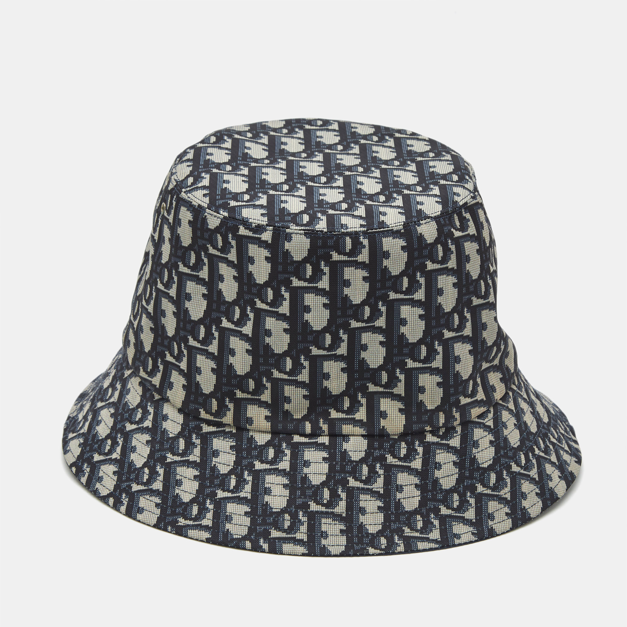 

Christian Dior Blue Oblique Synthetic Bucket Hat Size