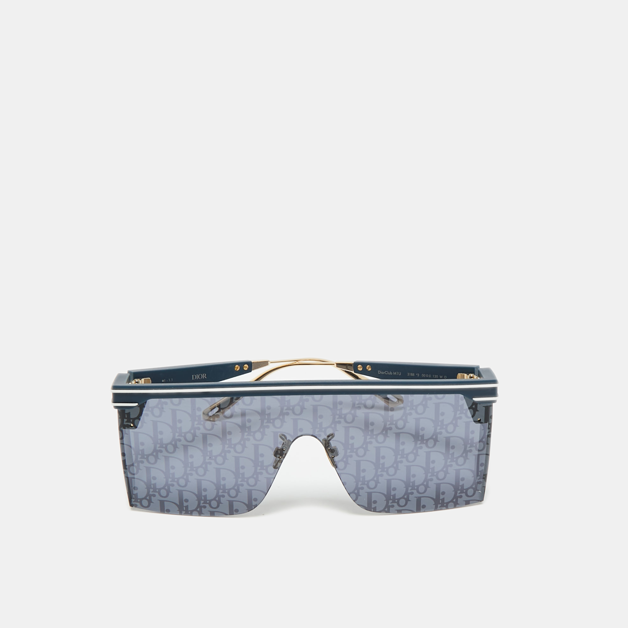 

Christian Dior Navy Blue Oblique DiorClub M1U Mask Sunglasses