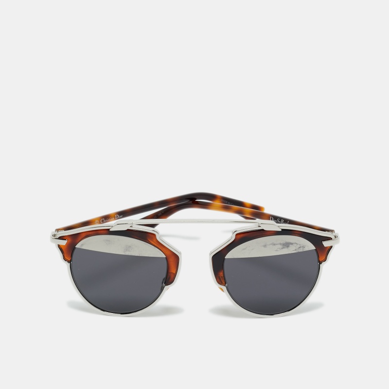 

Dior Tortoise Brown/Black AOOMD DiorSoReal Aviator Sunglasses