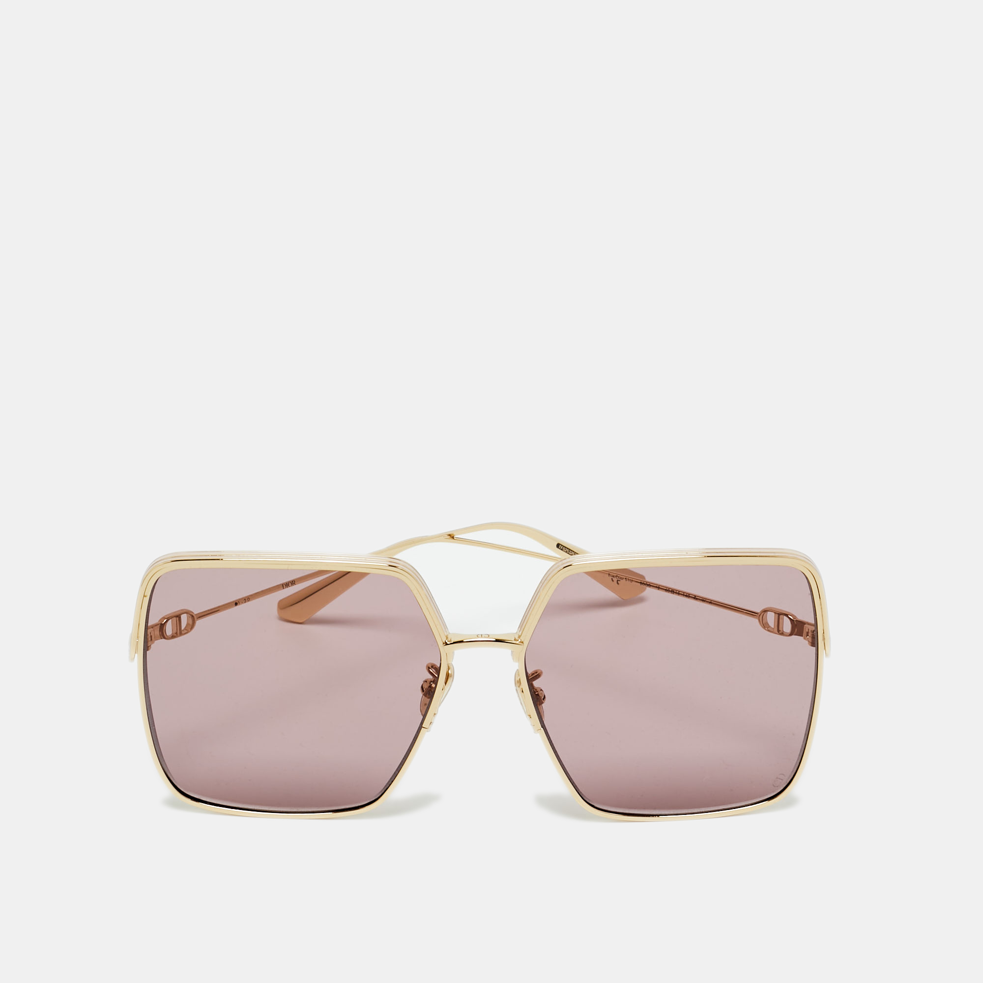 

Dior Pink/Gold Tone EverDior S1U Square Sunglasses