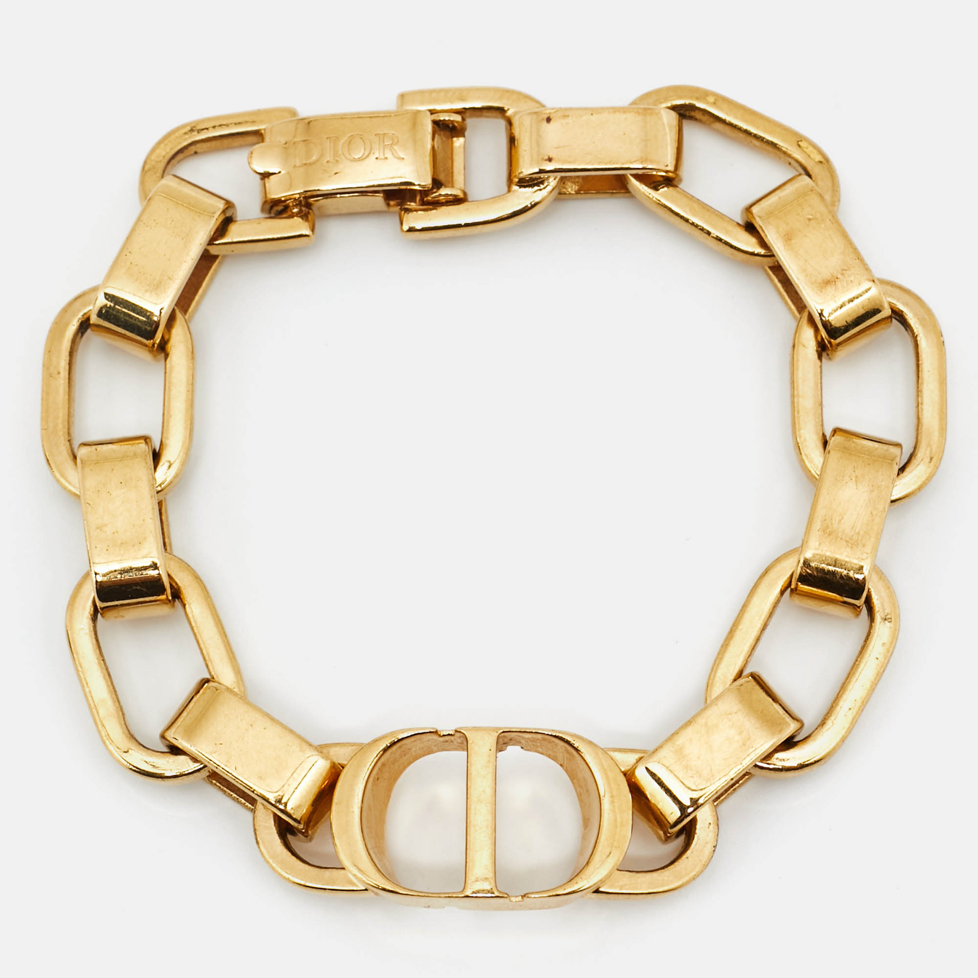 

Dior CD Gold Tone Bracelet