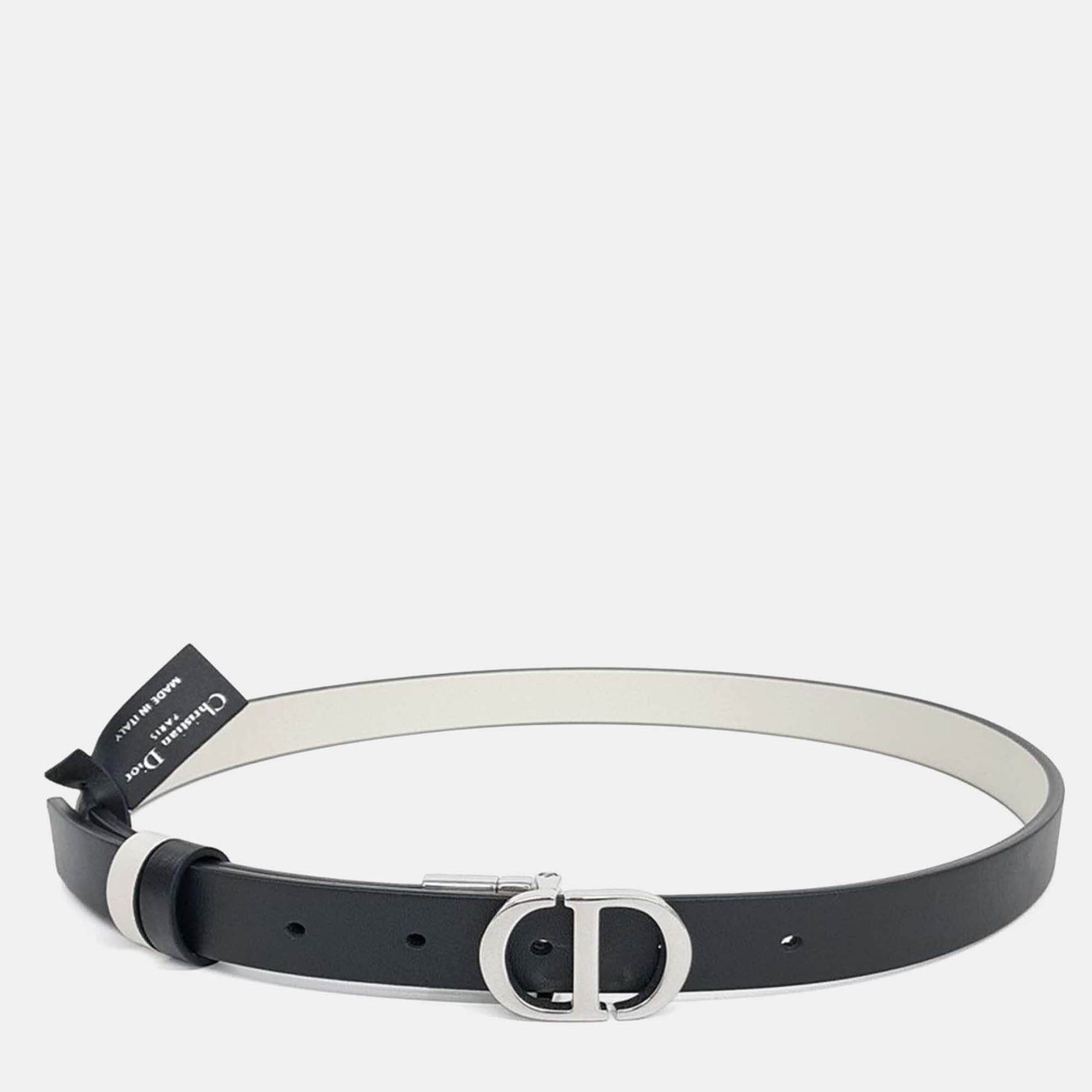 

Dior Black/White Reversible Belt
