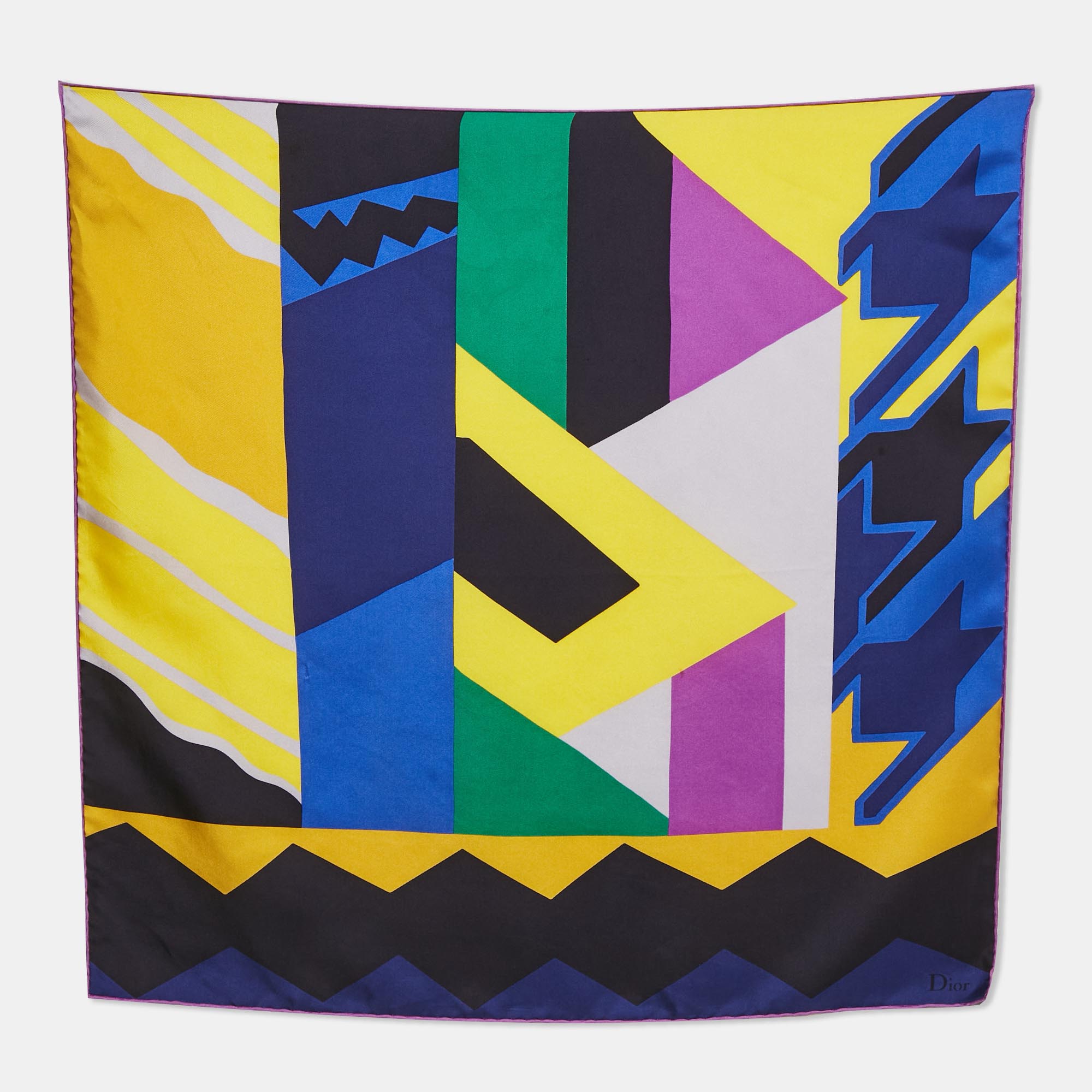 

Dior Multicolor Printed Silk Scarf