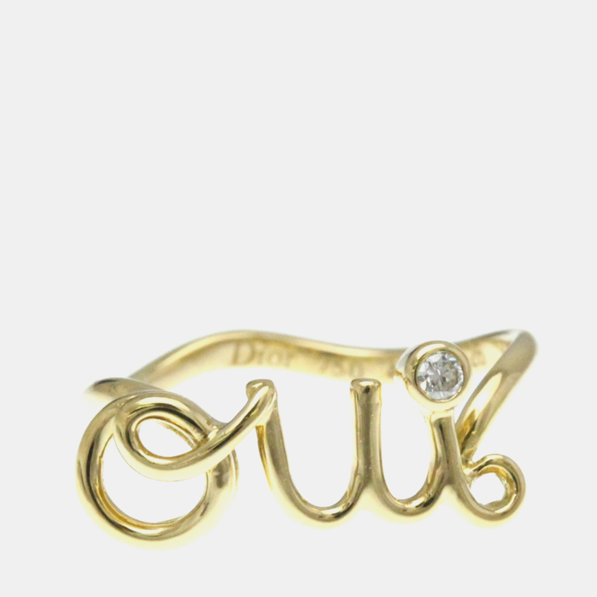 

Christian Dior Amour 18K Yellow Gold Fashion Diamond Band Ring