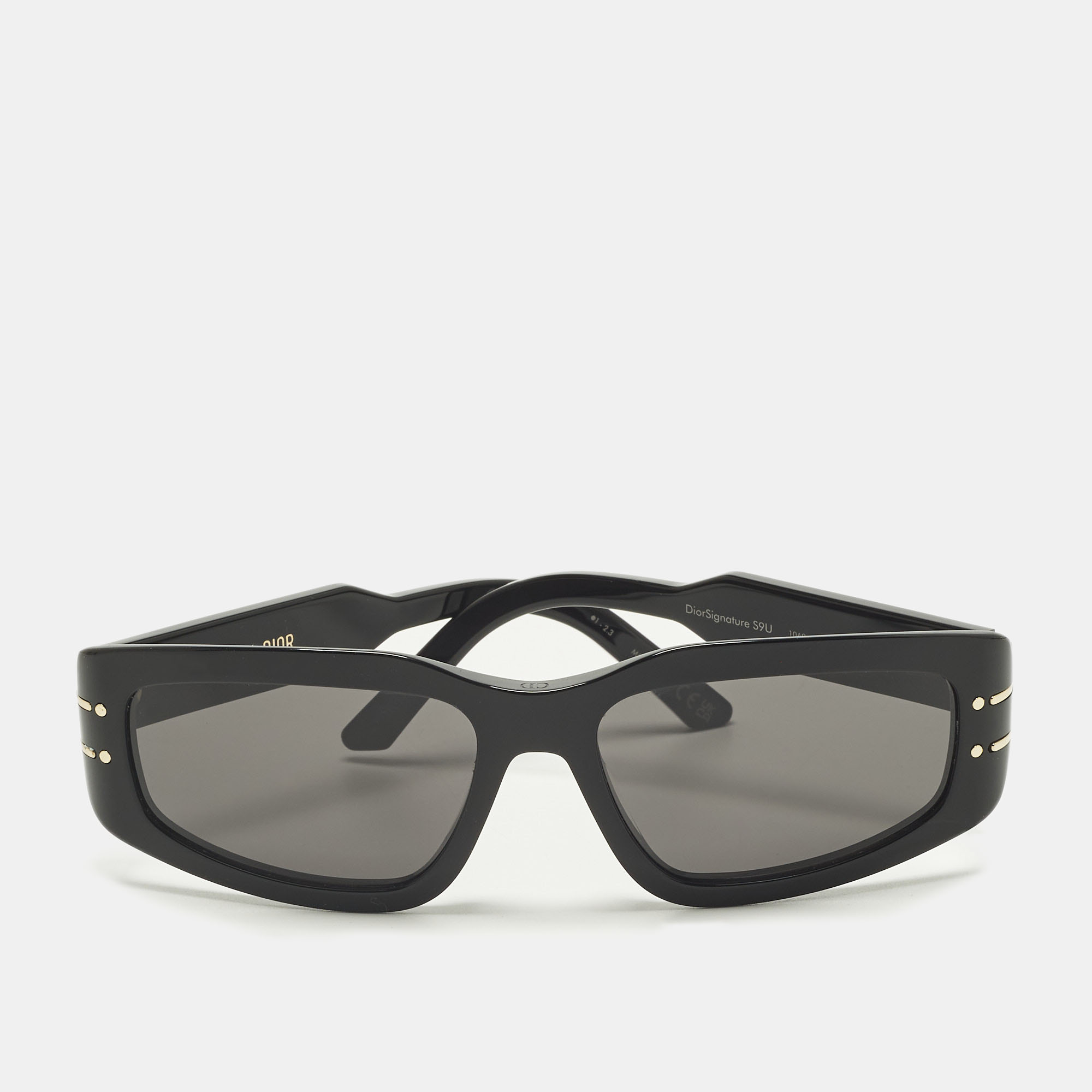 

Dior Black 10A0 DiorSignature S9U Rectangle Sunglasses