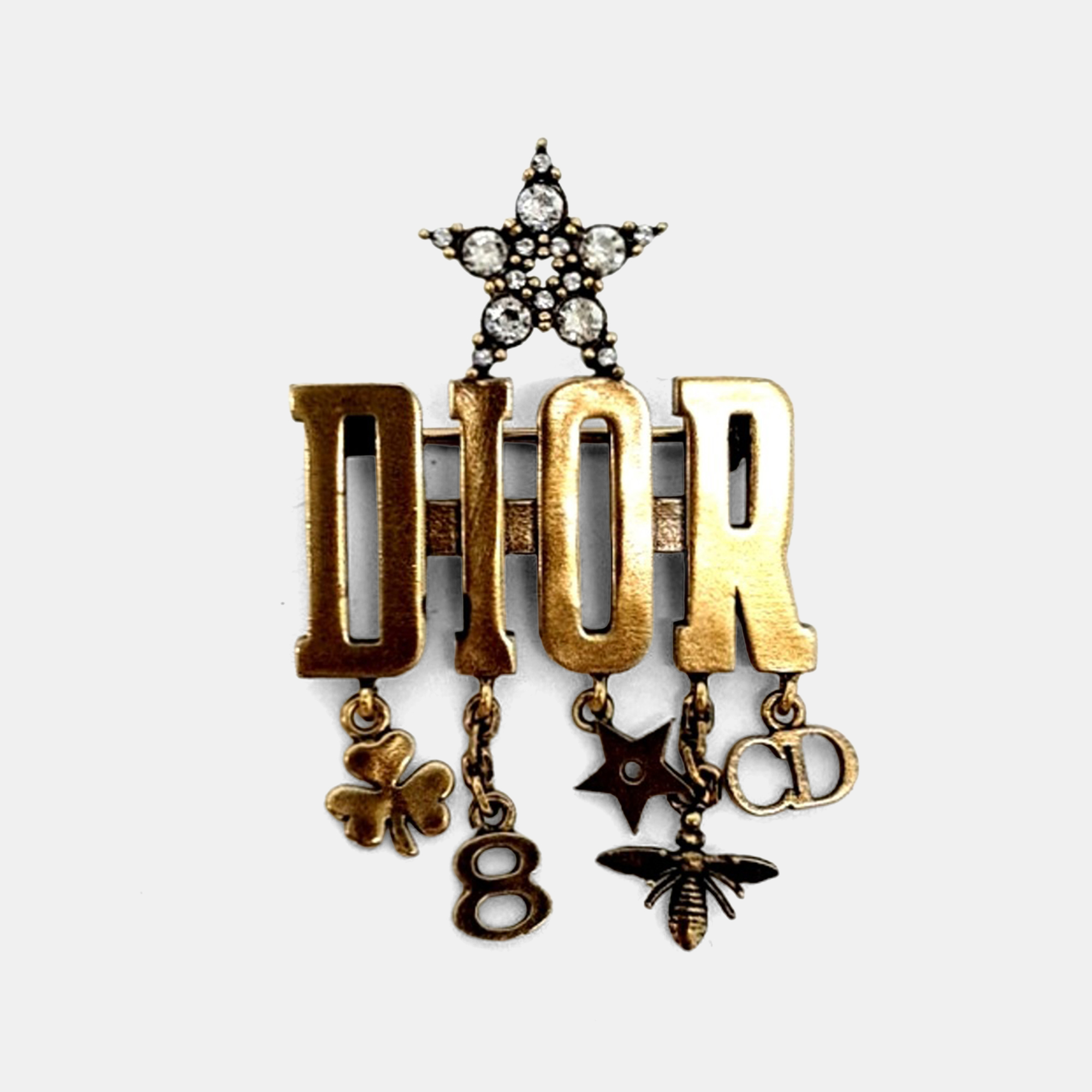 

Dior Gold Tone brooch