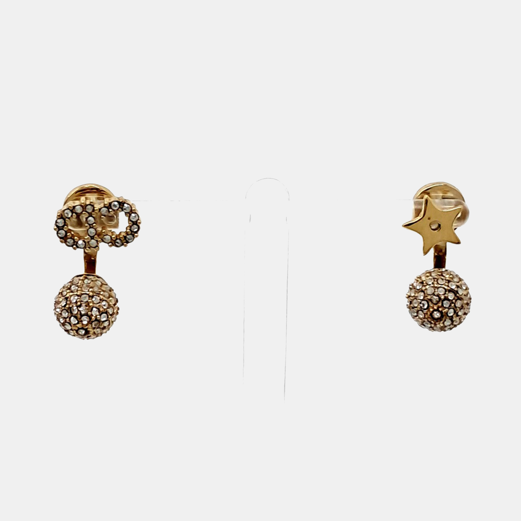 

Dior Gold Tone Earrings