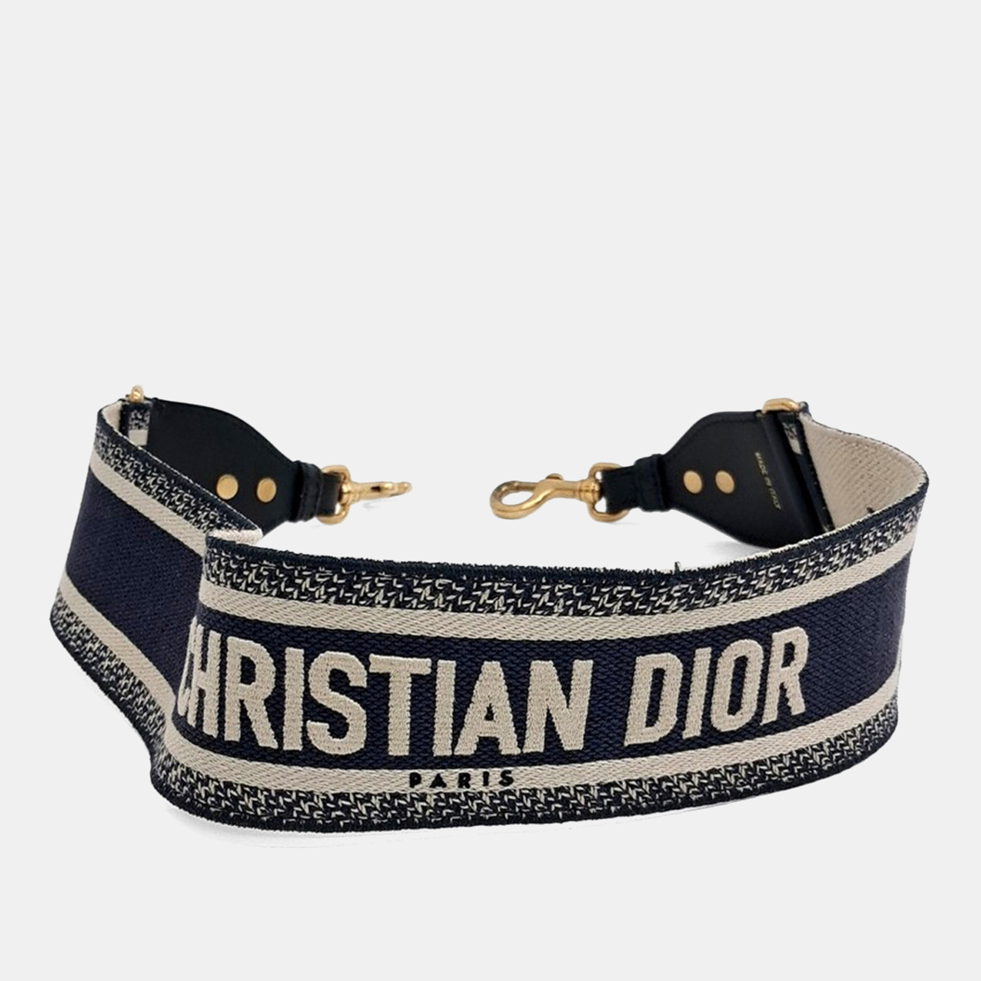 

Dior Beige and Navy Blue Oblique Strap