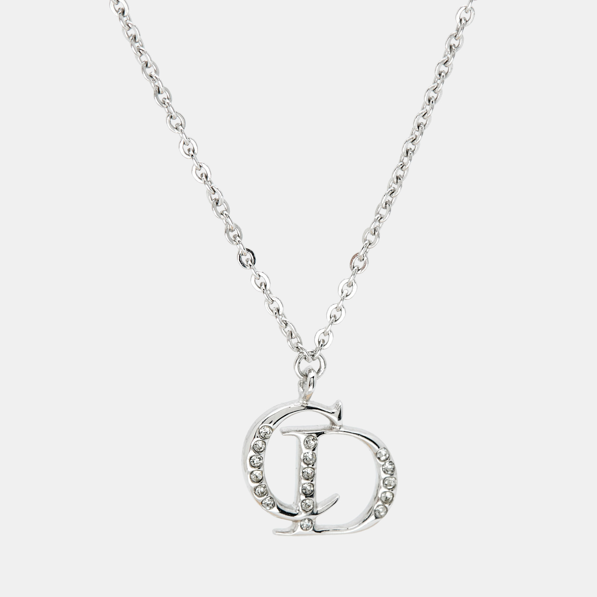 

Dior CD Silver Tone Necklace