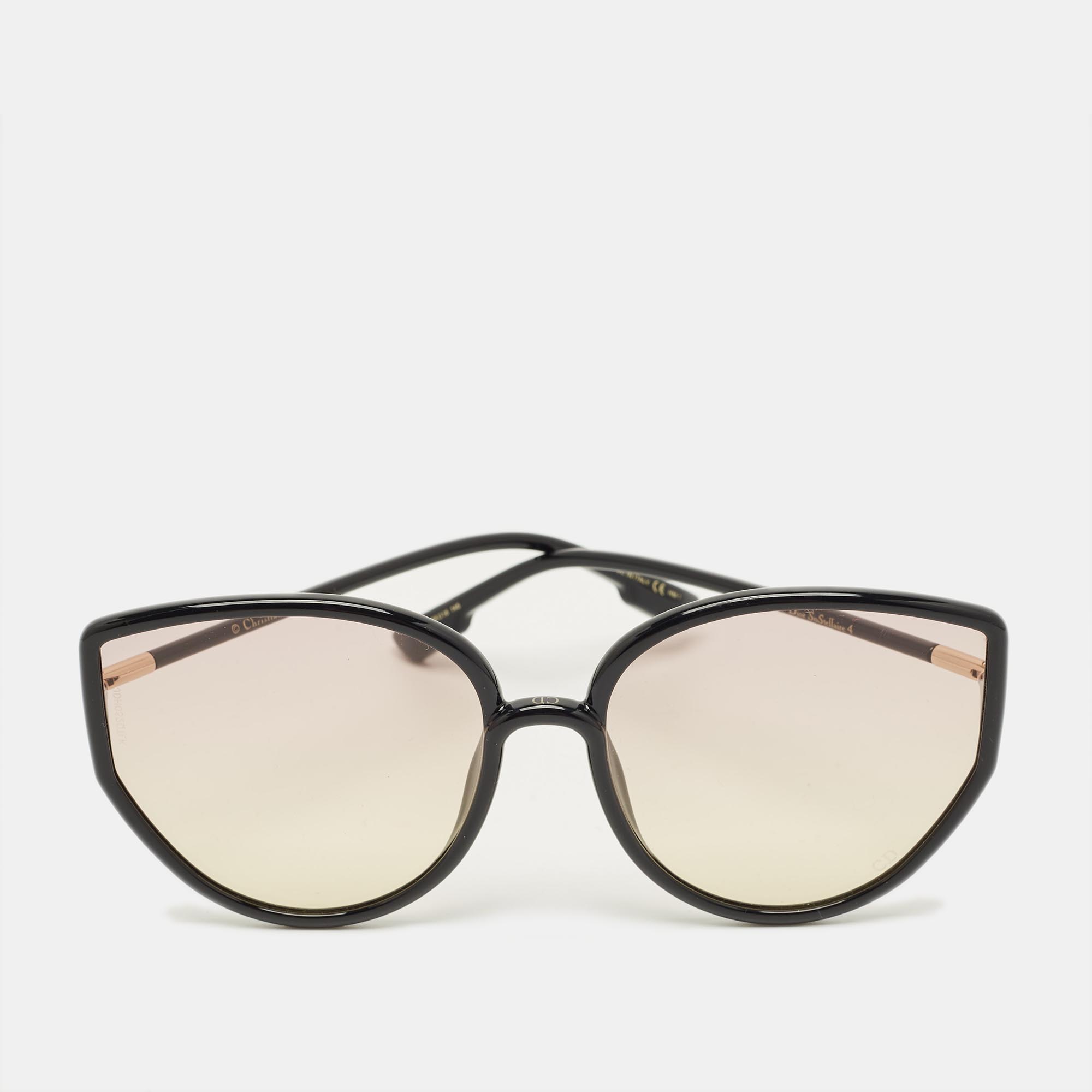 

Dior Black/Yellow Gradient 807YBA SoStellaire 4 Oversized Sunglasses