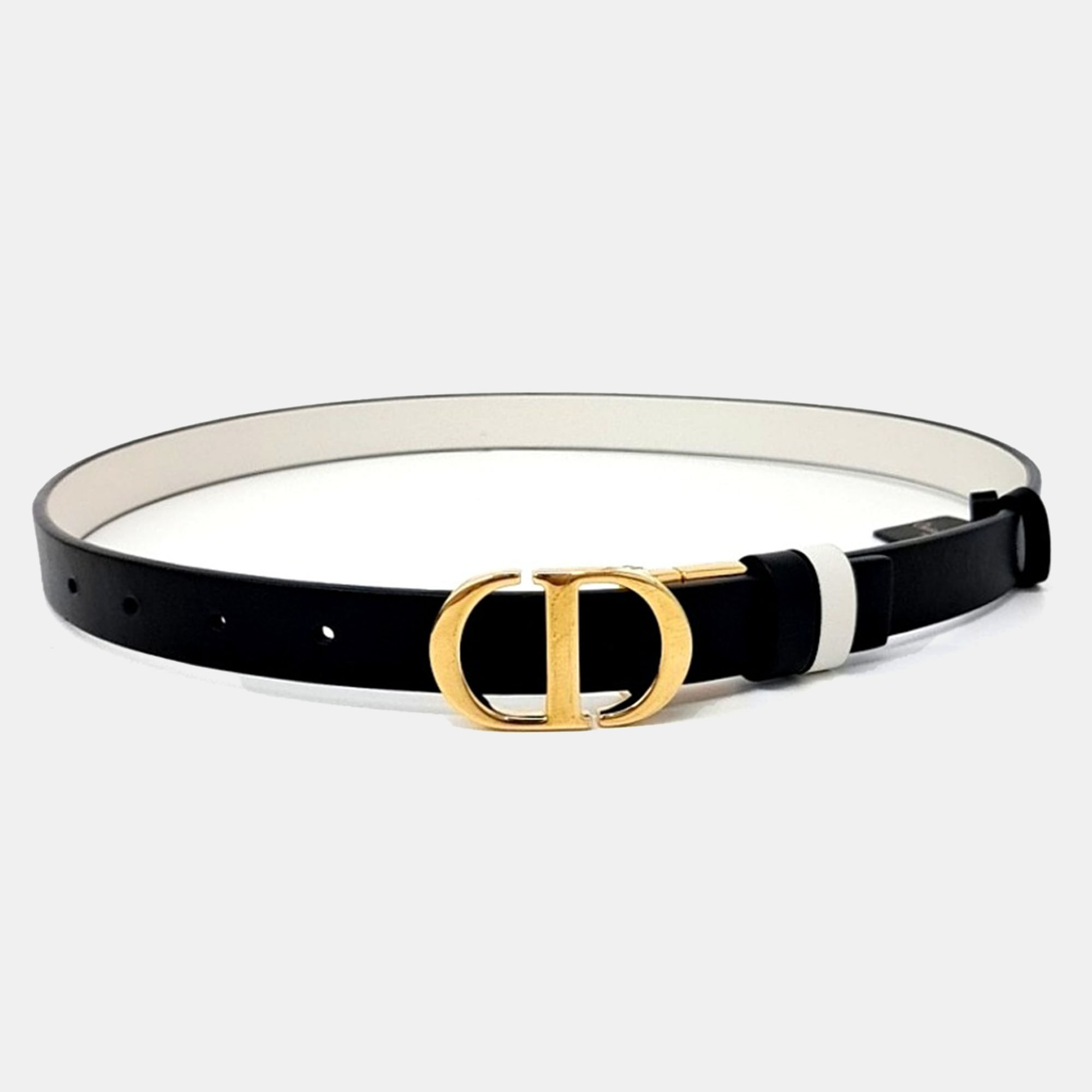 

Dior Leather Reversible belt, Black