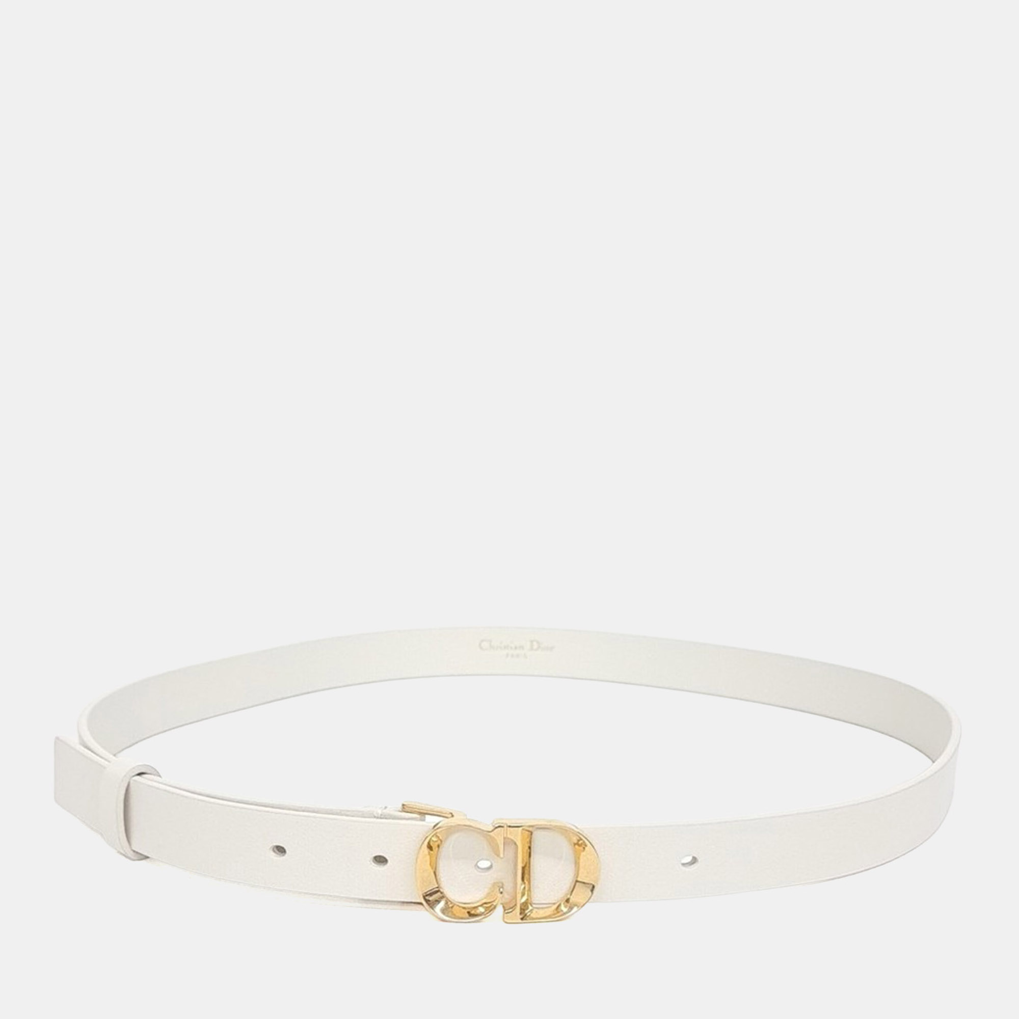 

Dior White Leather belt