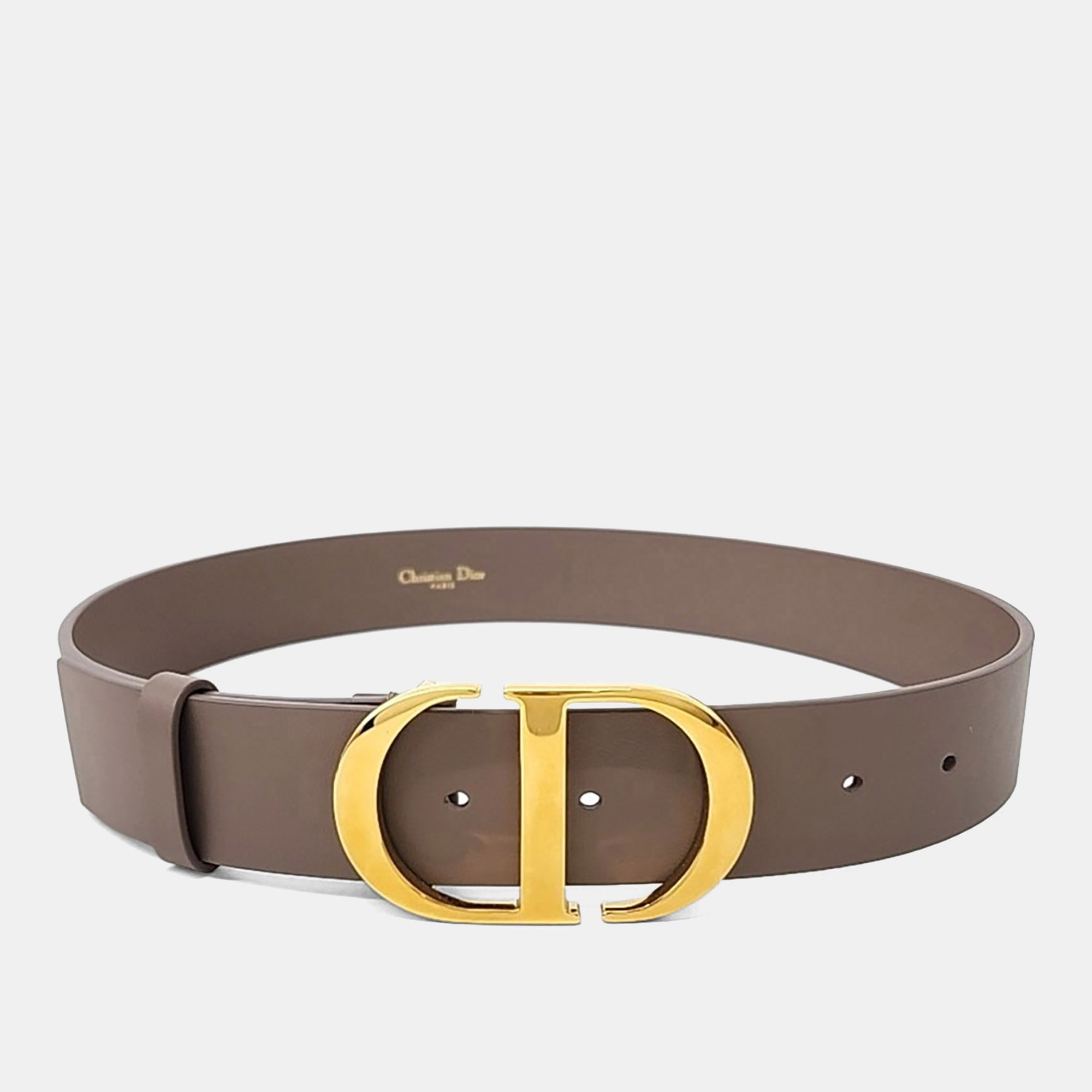 

Christian Dior Montaigne Brown Leather Belt