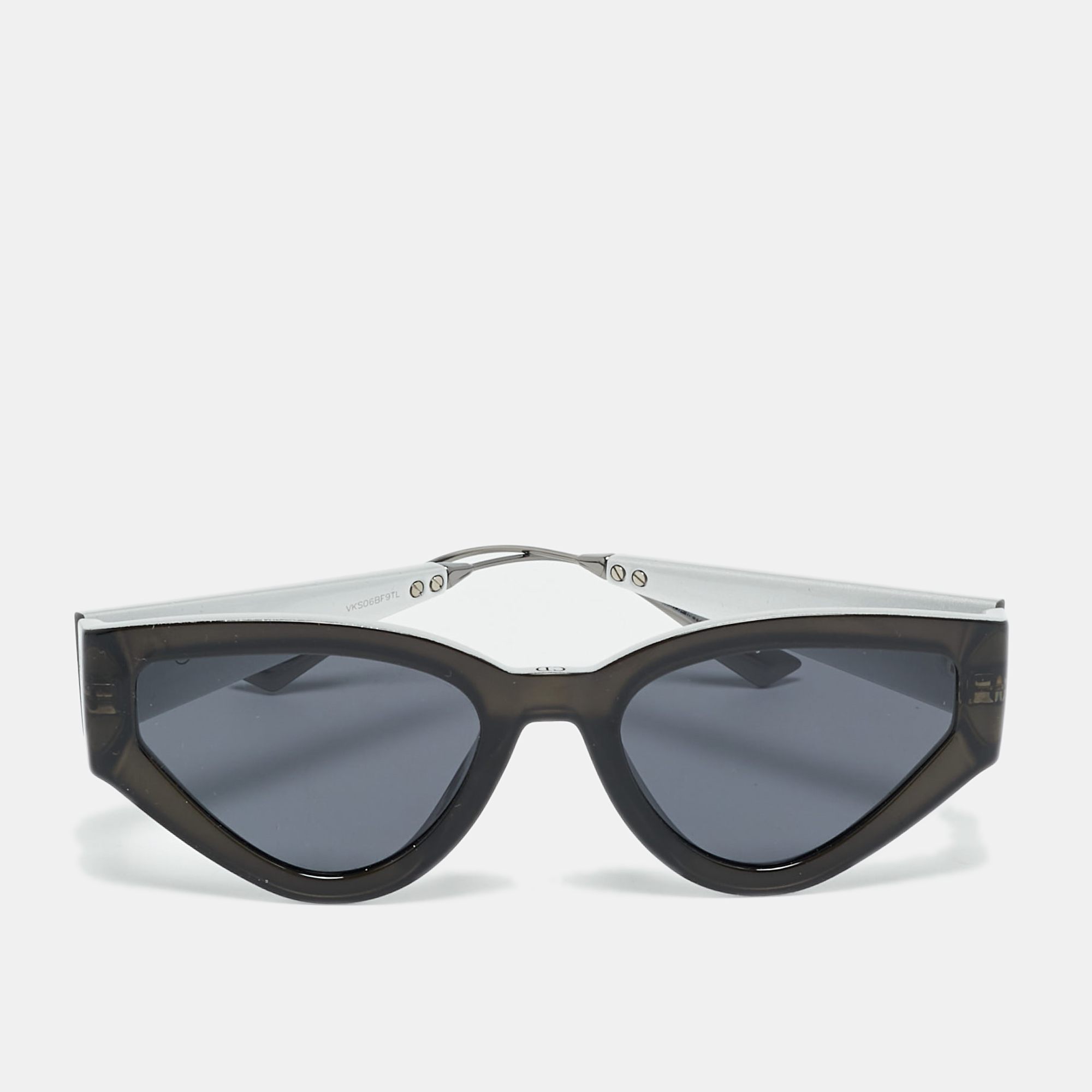 

Dior Black/Silver CatStyleDior1 KB72K Cat Eye Sunglasses