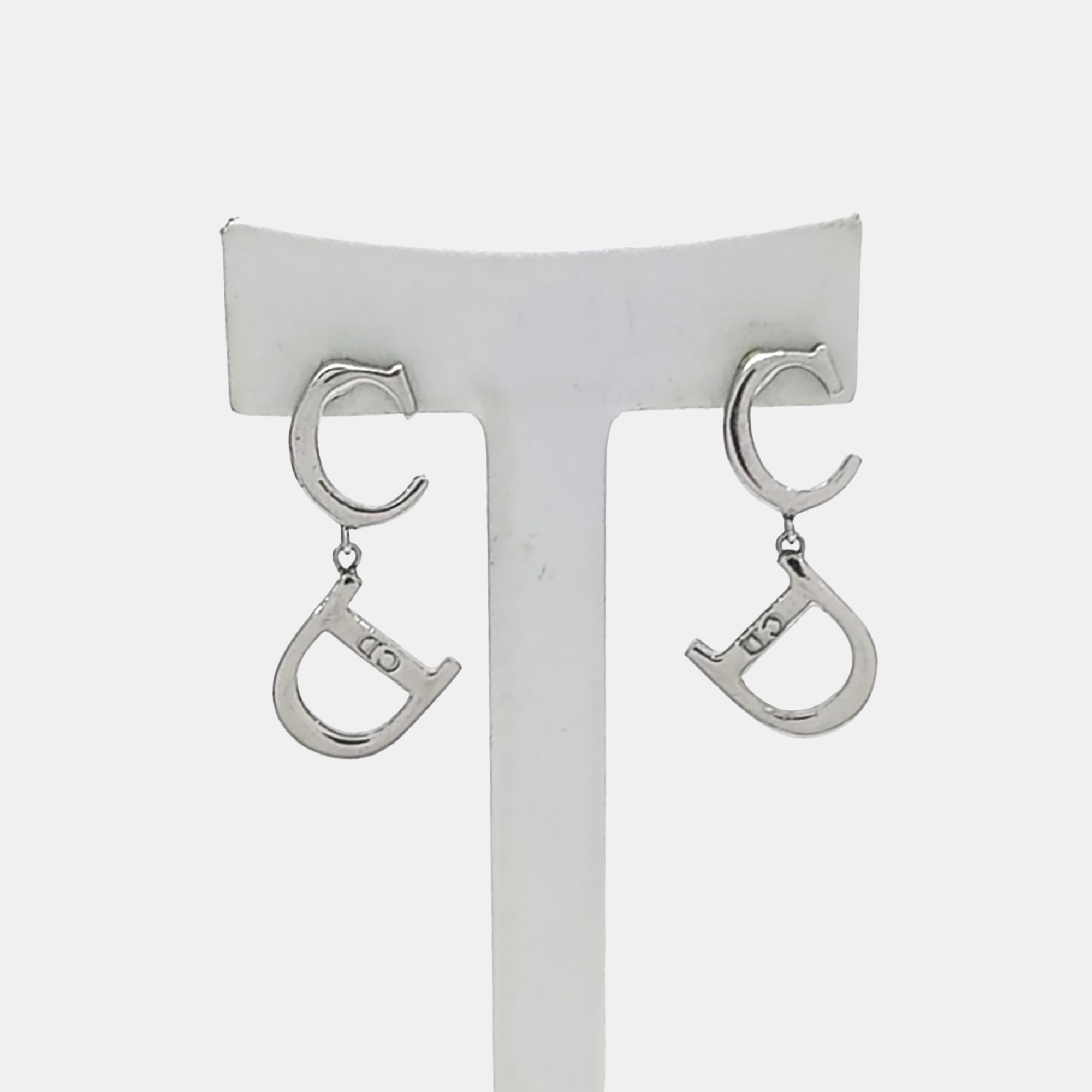 

Dior Silver Tone Earrings