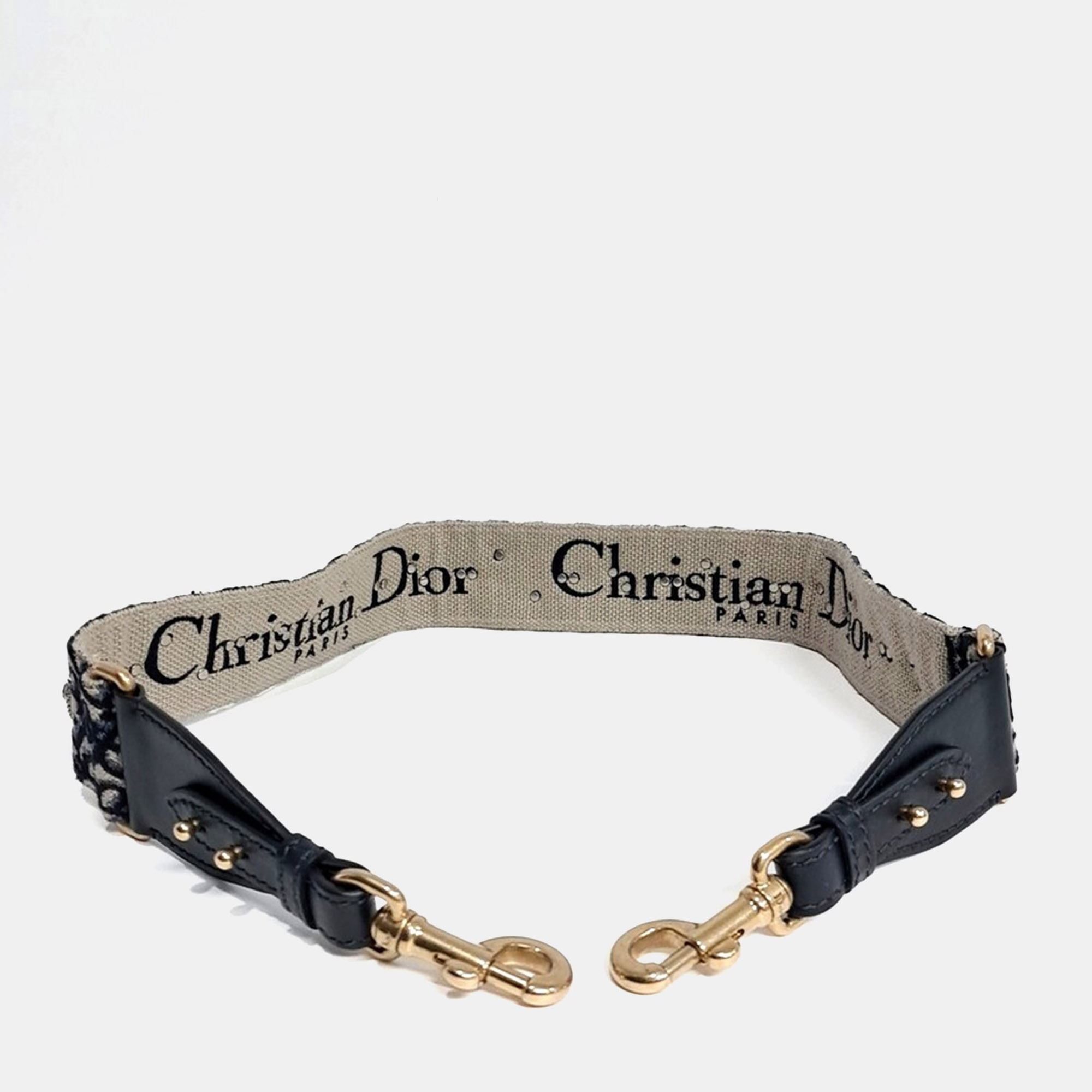 

Dior Navy Blue Fabric strap