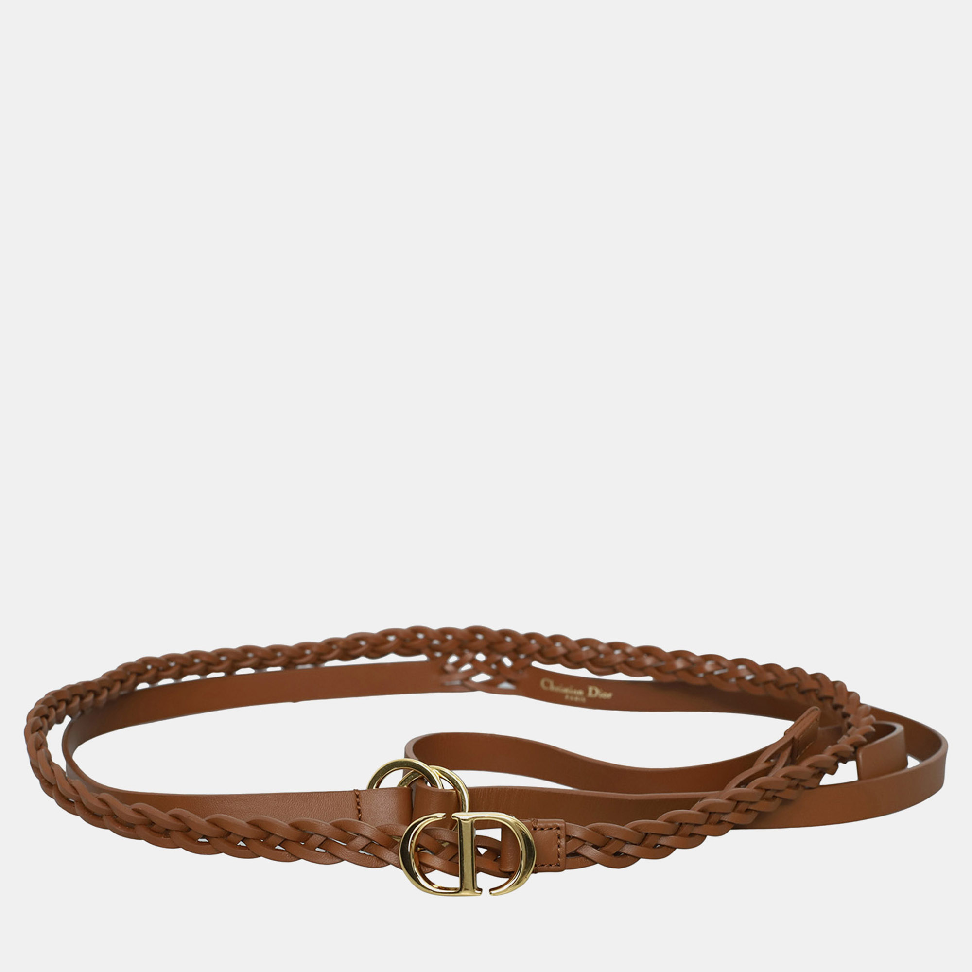 

Dior 30 Montaigne Double Braided Belt, Brown
