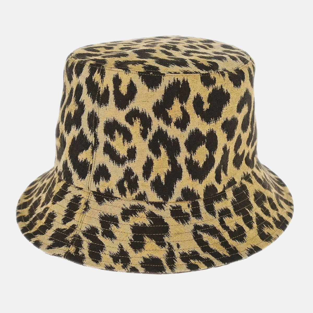 

Christian Dior Beige Brown Leopard Bucket Hat #58