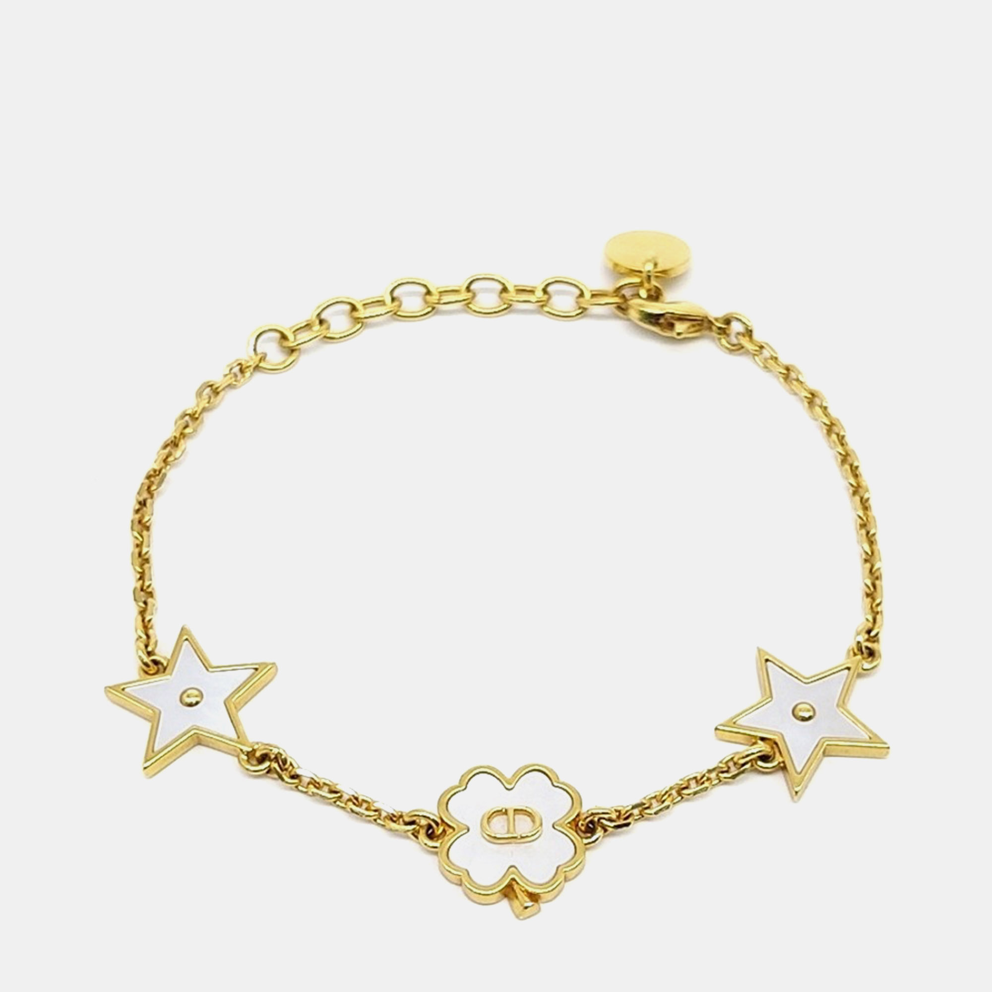 

Christian Dior Destiny Gold Mother of Pearl Bracelet