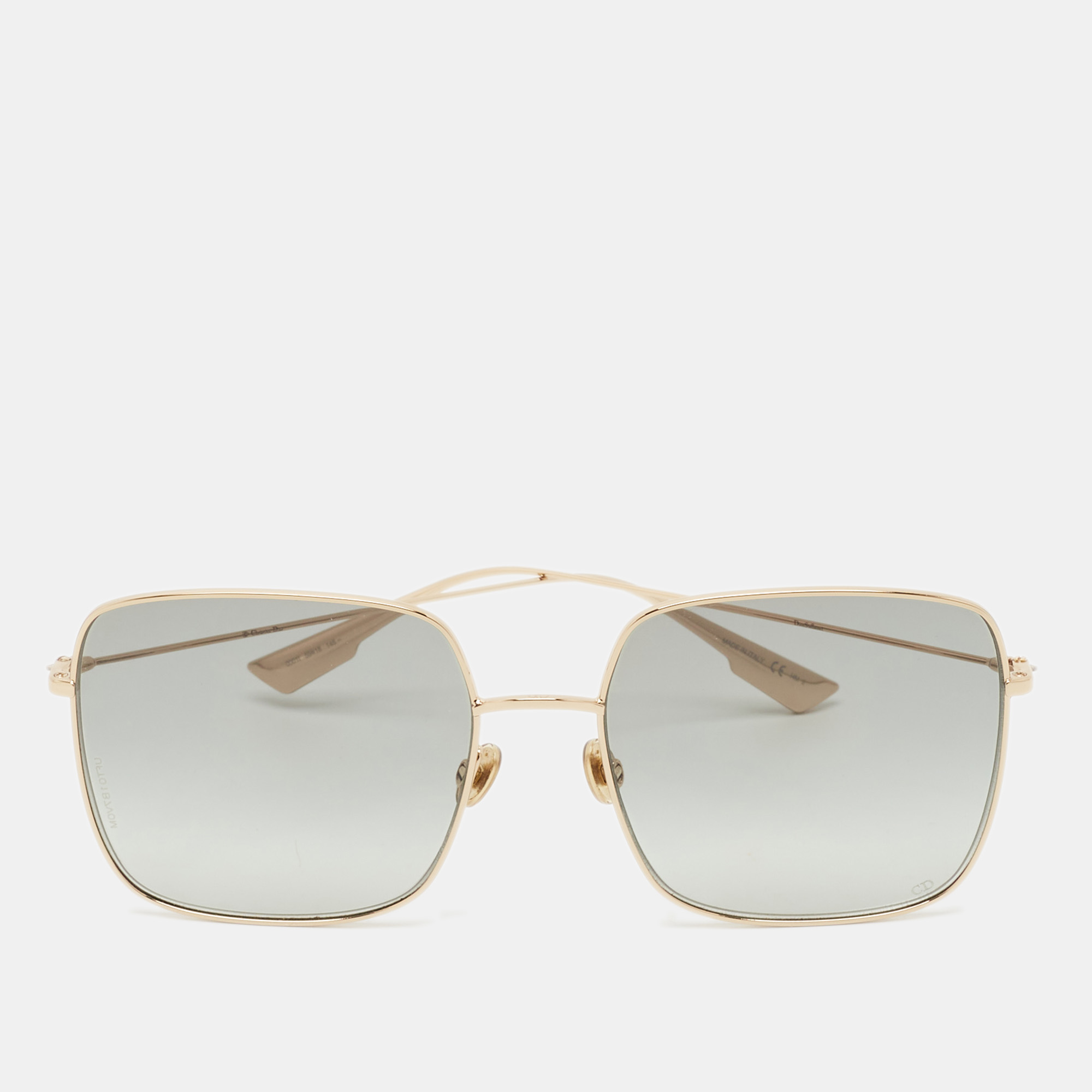 

Dior Green/Gold Tone 0001I DiorStellaire1 Square Sunglasses