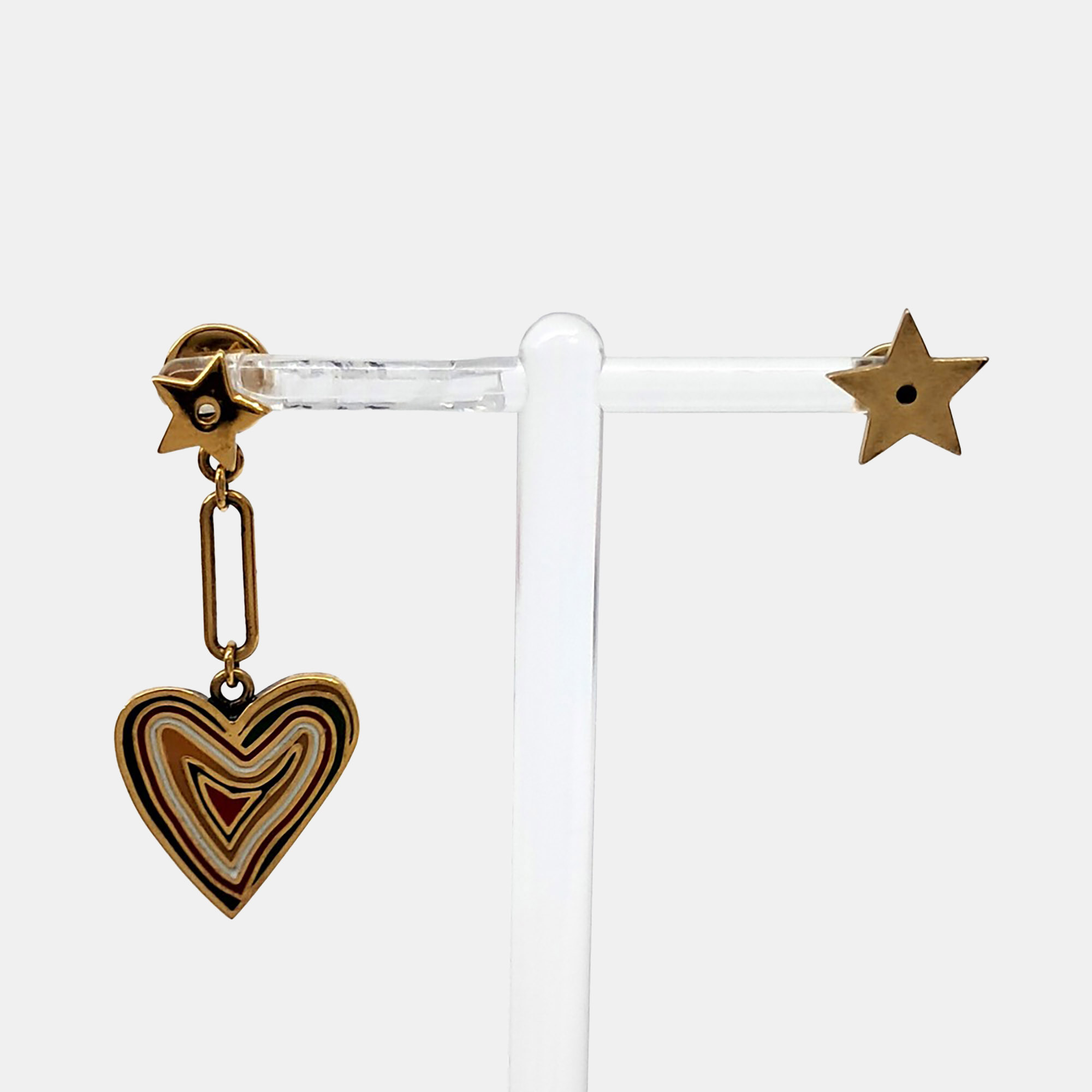 Christian Dior metal earrings