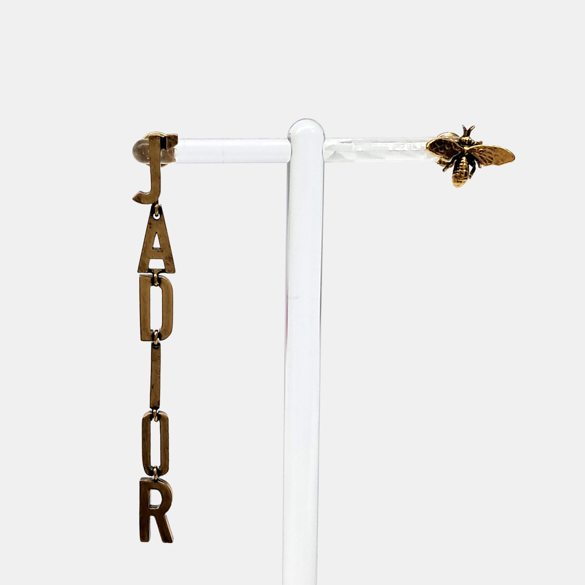Christian Dior metal earrings