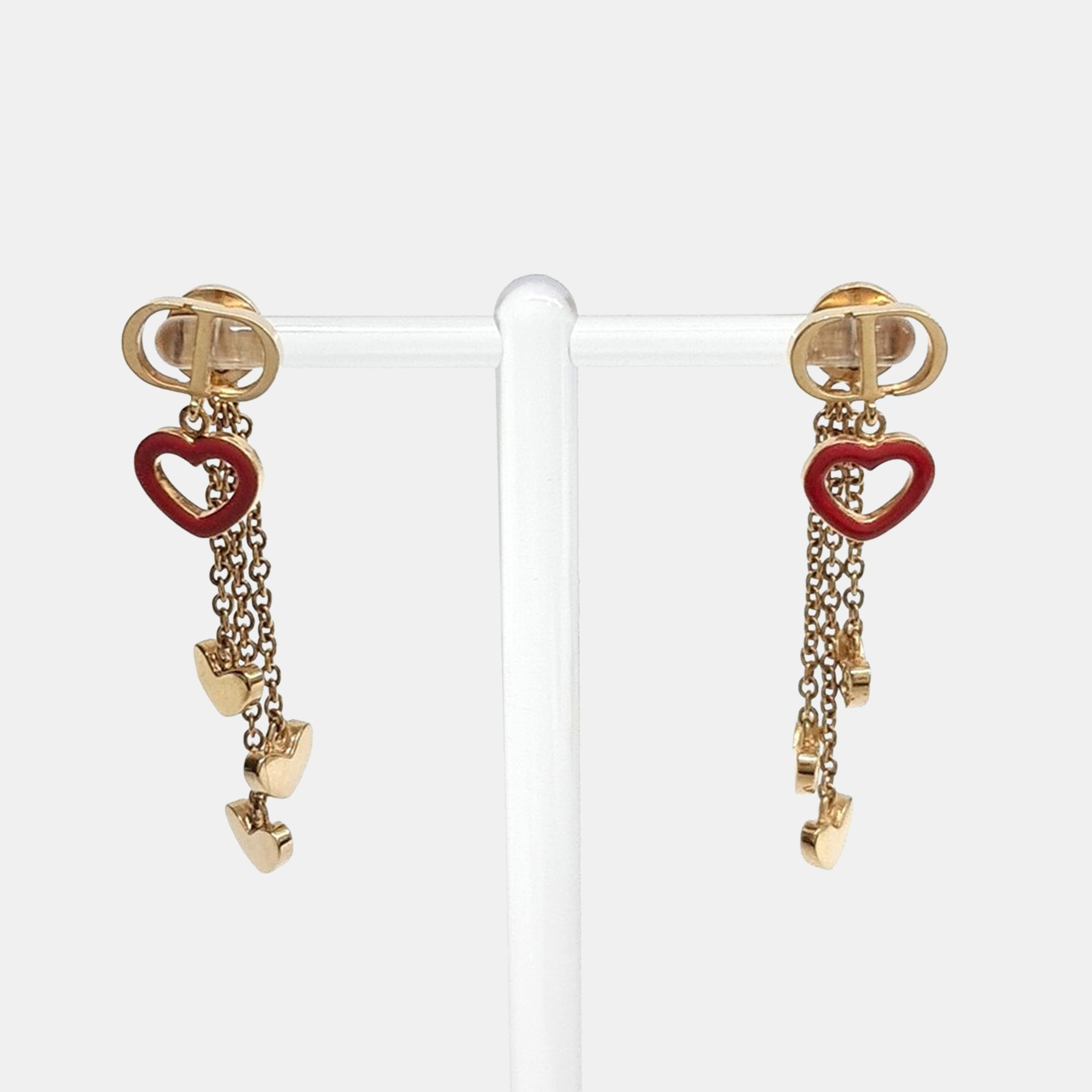 Christian Dior Gold Tone Earrings