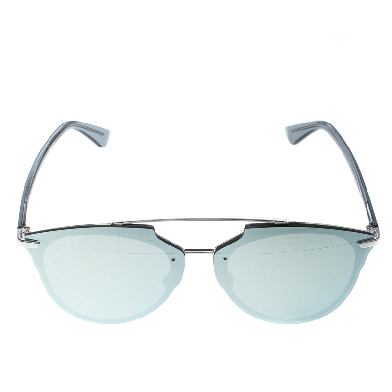 CHRISTIAN DIOR REFLECTED PRISM AVIATOR SUNGLASSES  Dior so real sunglasses  Dior Blue mirrored sunglasses