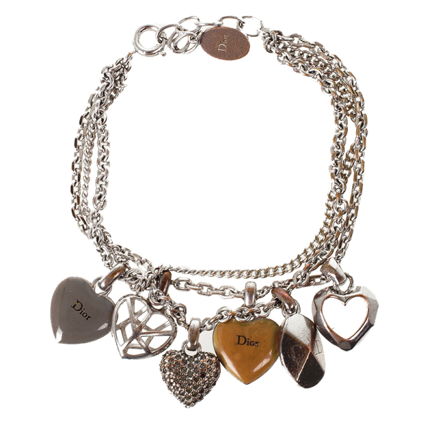 مملوكة مسبقًا Dior Pop Hearts Bracelet 19 CM
