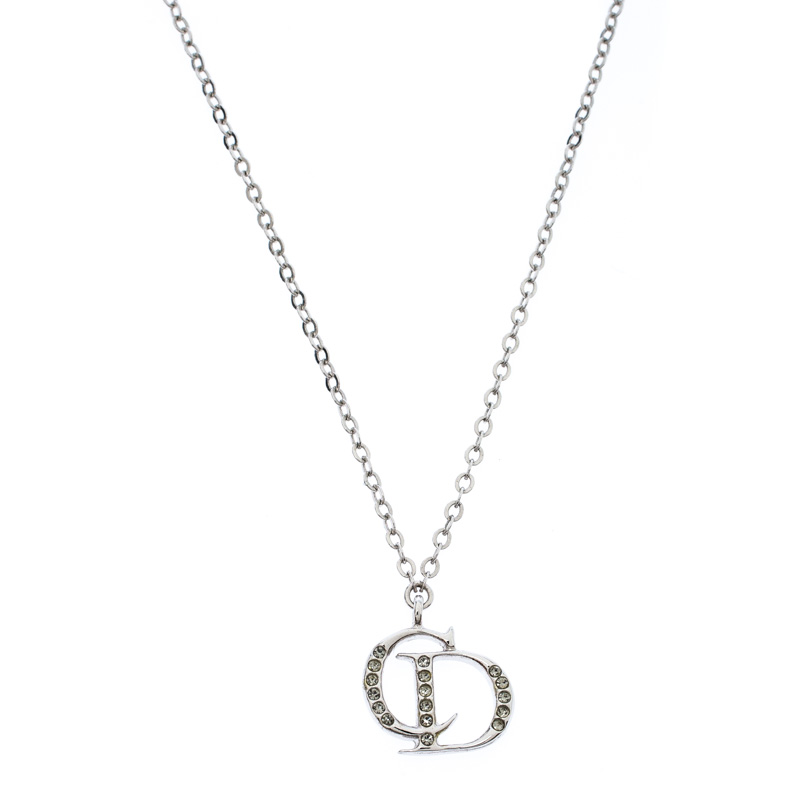 Silver cd online necklace