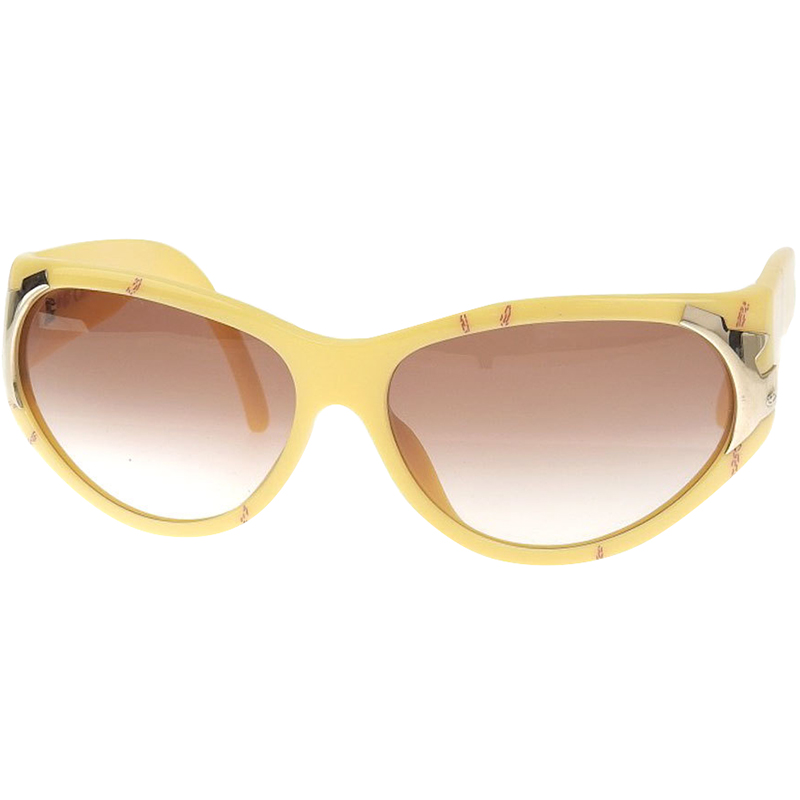 

Dior Yellow Plastic Oval Sunglasses