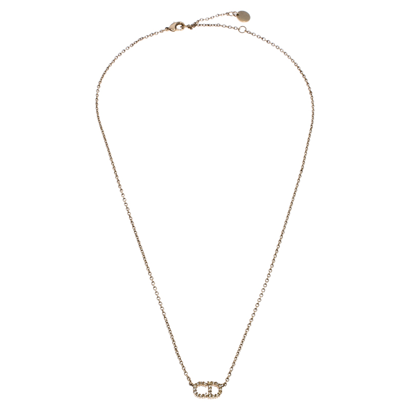 Vintage Dior Gold Tone CD Necklace with Diamante and Faux Pearl, circa  2000s For Sale at 1stDibs | dior necklace dupe, dior pearl necklace dupe,  cd pearl necklace dupe