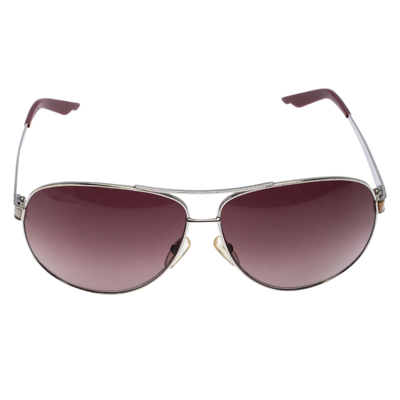 

Dior Silver Tone/ Brown Gradient Diorcinquate2 Aviator Sunglasses