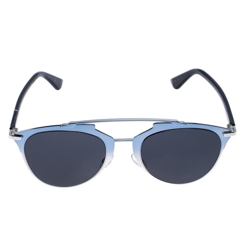 

Dior Blue/Black Reflected Aviator Sunglasses