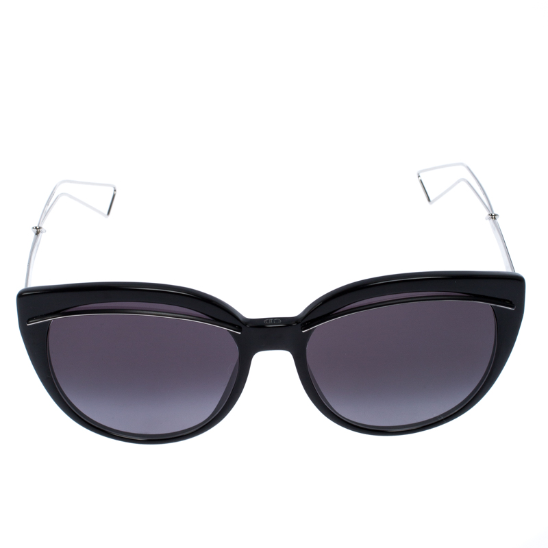 

Dior Silver/Black Gradient DiorLiner Cat Eye Sunglasses