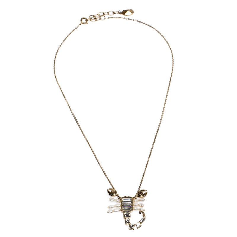 dior zodiac necklace
