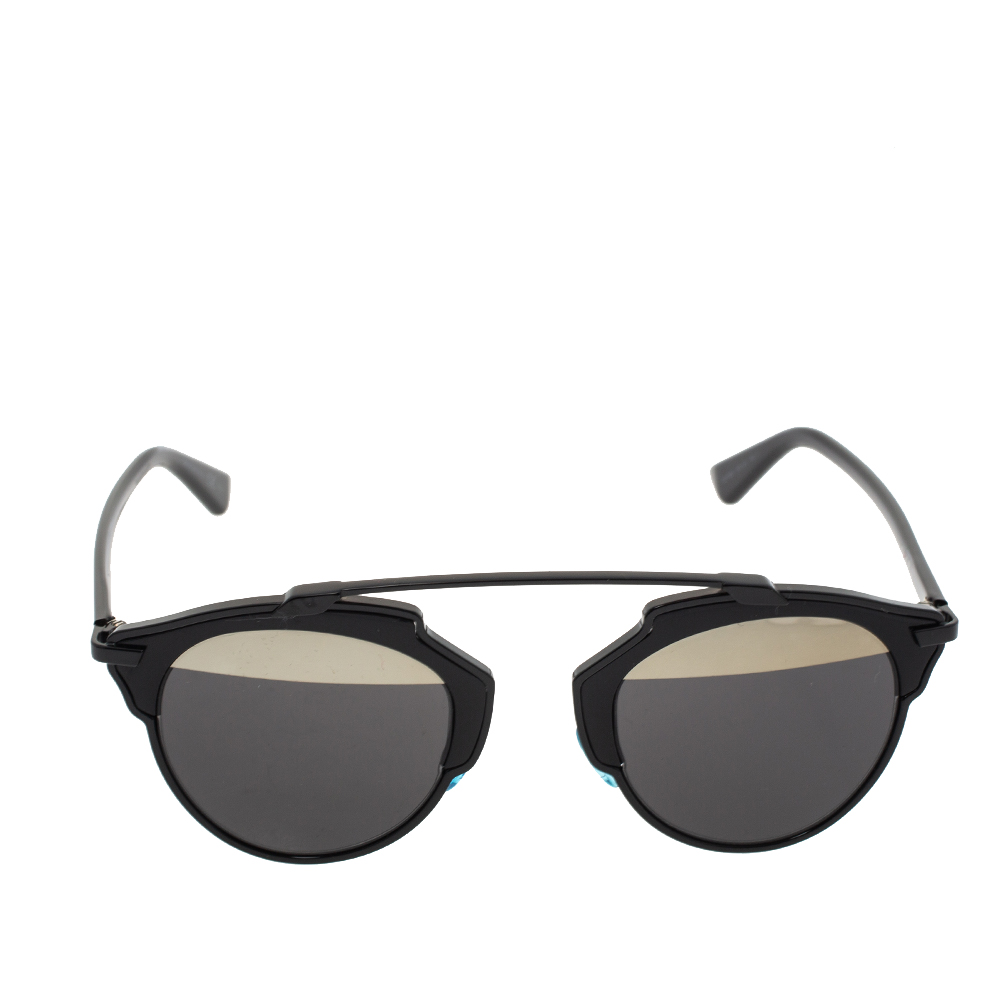 

Dior Black/Silver B0YMD Dior So Real Sunglasses