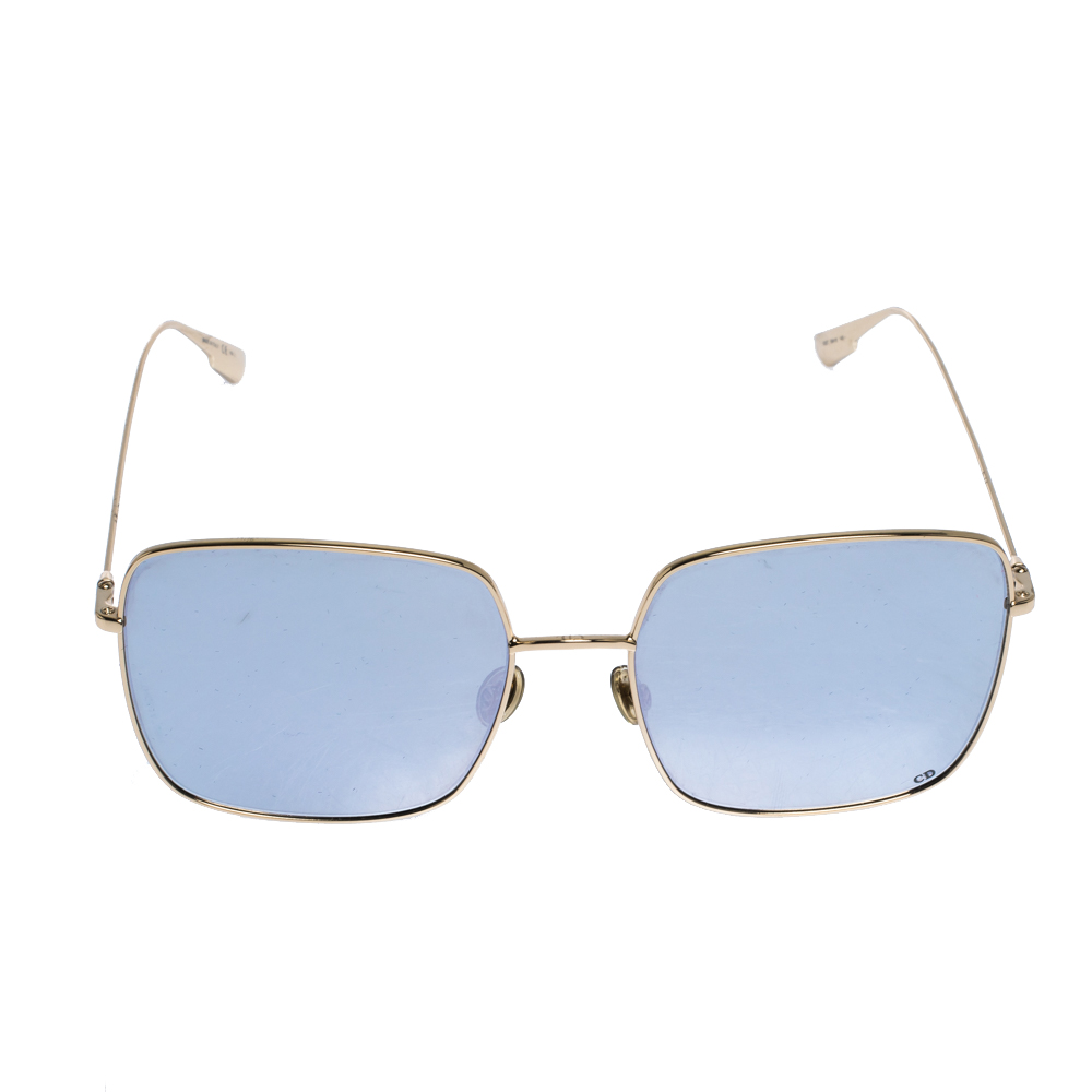 

Dior Gold Tone/ Silver Mirrored Stellaire1 8310T Square Sunglasses