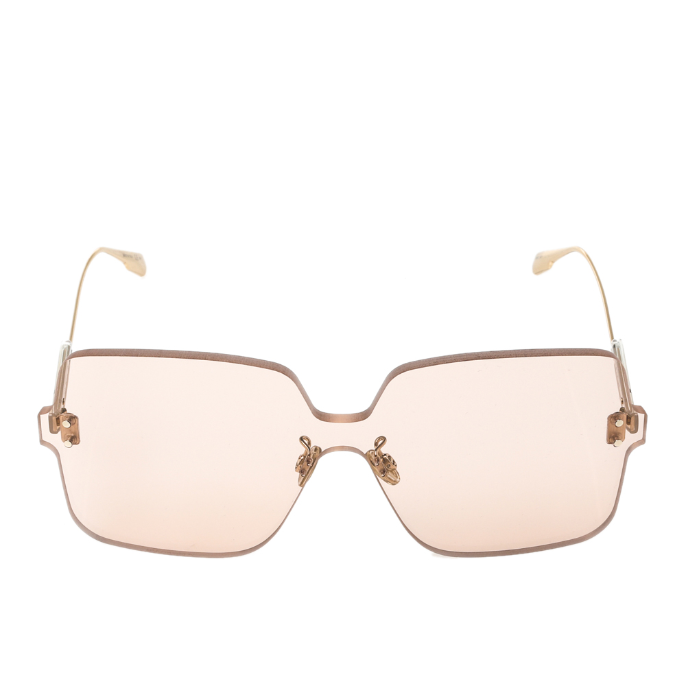 

Dior Gold Tone/ Pink Dior ColorQuake1 Oversized Sunglasses