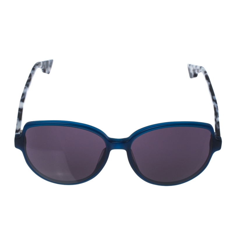 

Dior Tortoise & Blue/ Purple DiorOnde2 Oversized Sunglasses