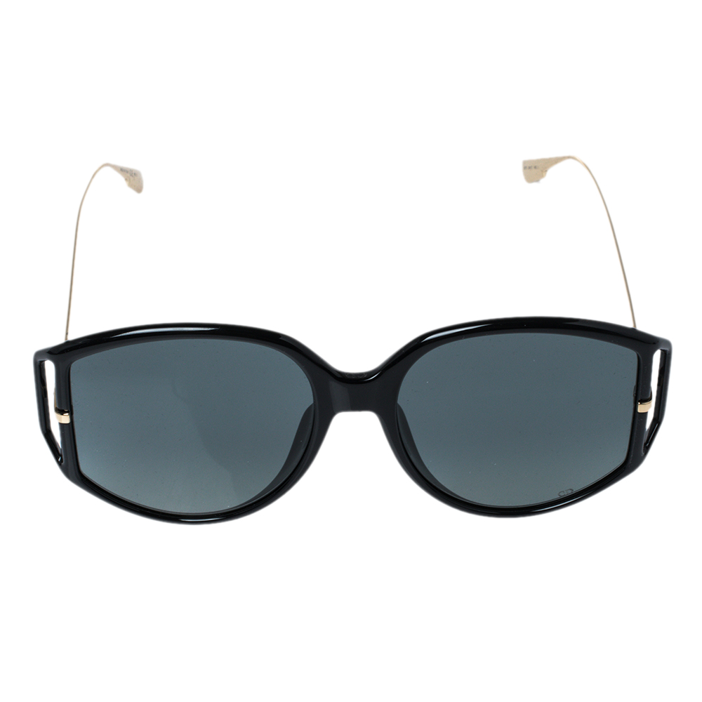 

Dior Black & Gold / Grey DiorDirection 2 Oversized Sunglasses