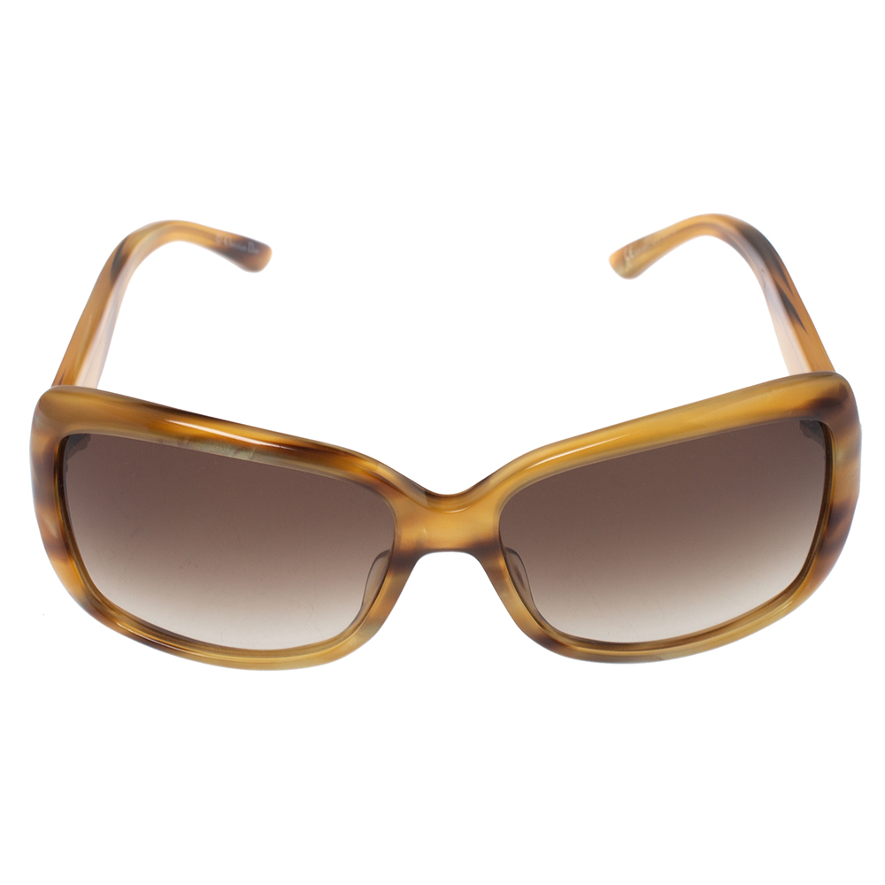 

Christian Dior Blonde Havana/ Smoke Gradient DiorMini2 Rectangle Sunglasses, Brown