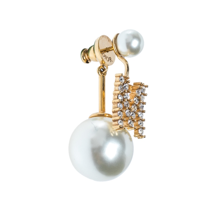 

Dior My ABCDior Tribales Letter  Single Earring, Gold