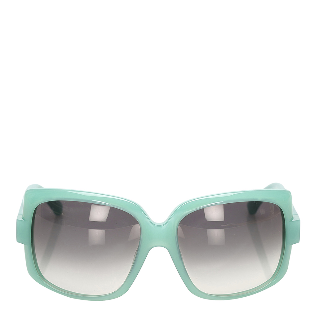 

Dior Green Plastic Square Tinted Sunglasses