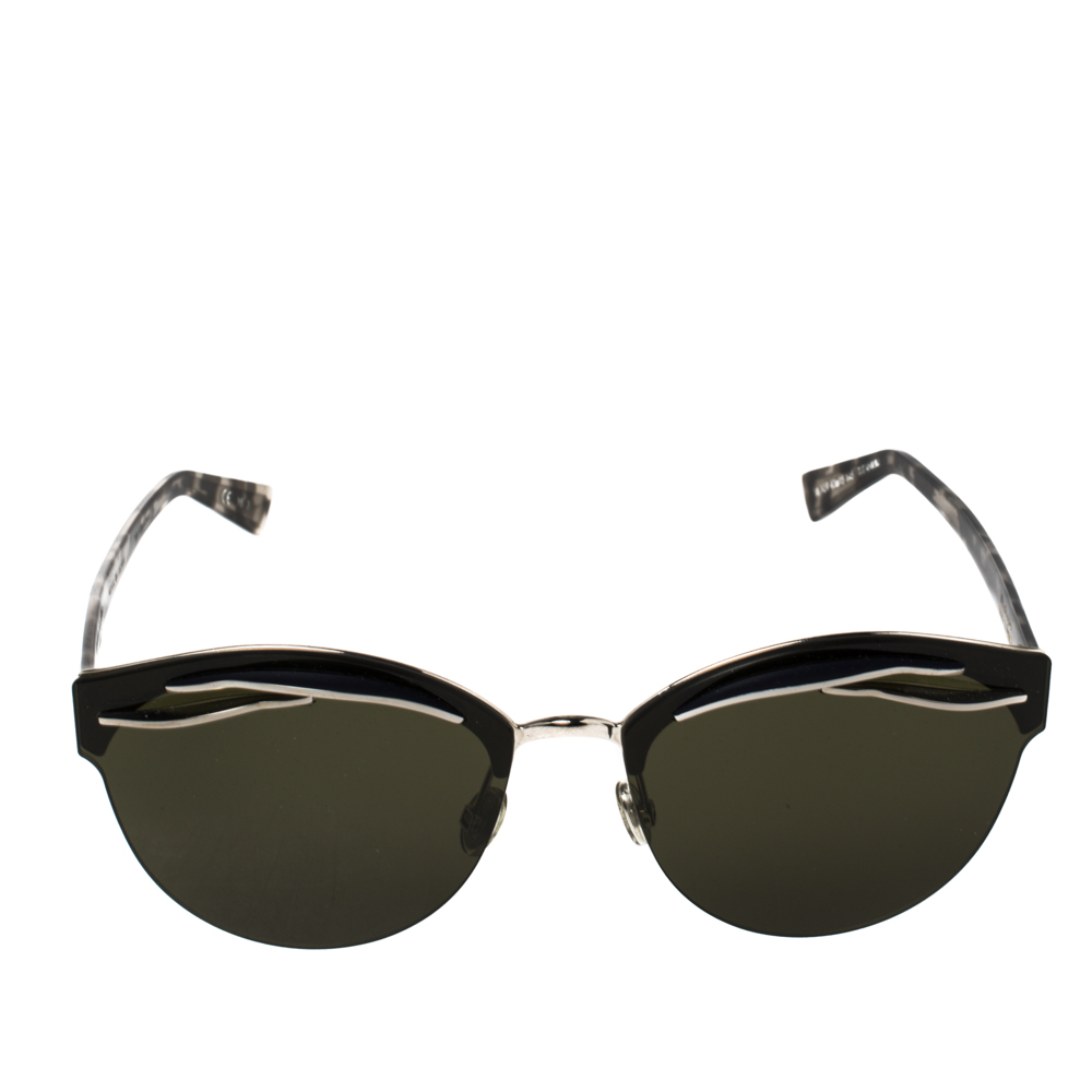 

Dior Limited Edition Havana / Green YL7QT DiorEmprise Sunglasses, Black