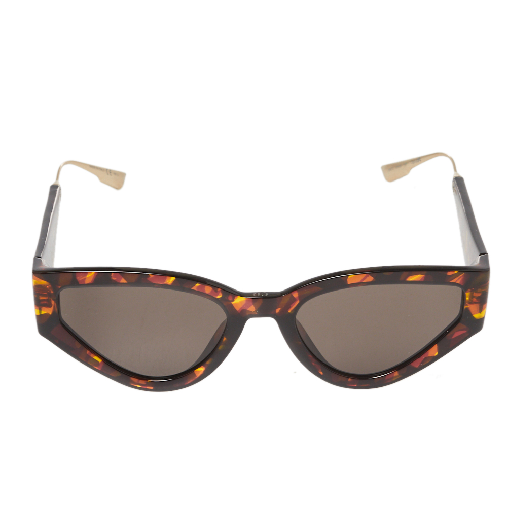 

Dior Brown Havana/ Grey CatStyle Dior1 Cat Eye Sunglasses