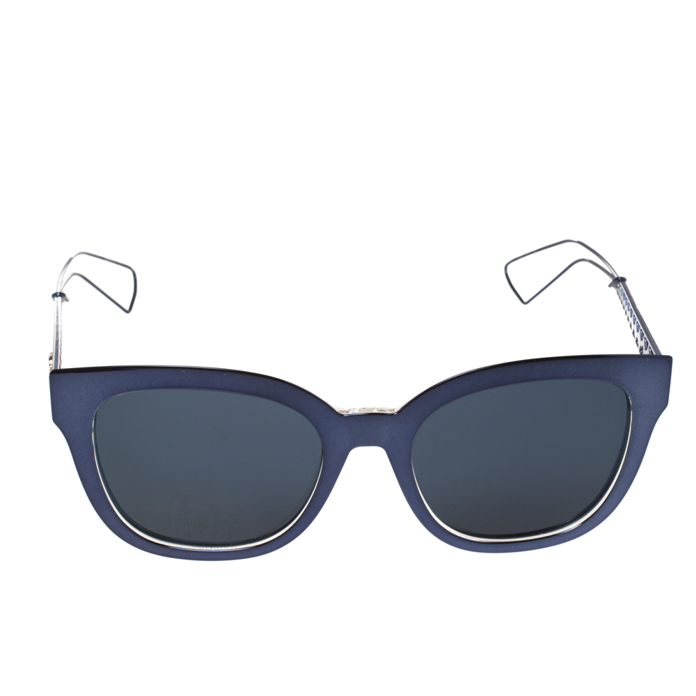 

Dior Blue Tone Metal/Blue TGVKU Diorama 1 Square Sunglasses