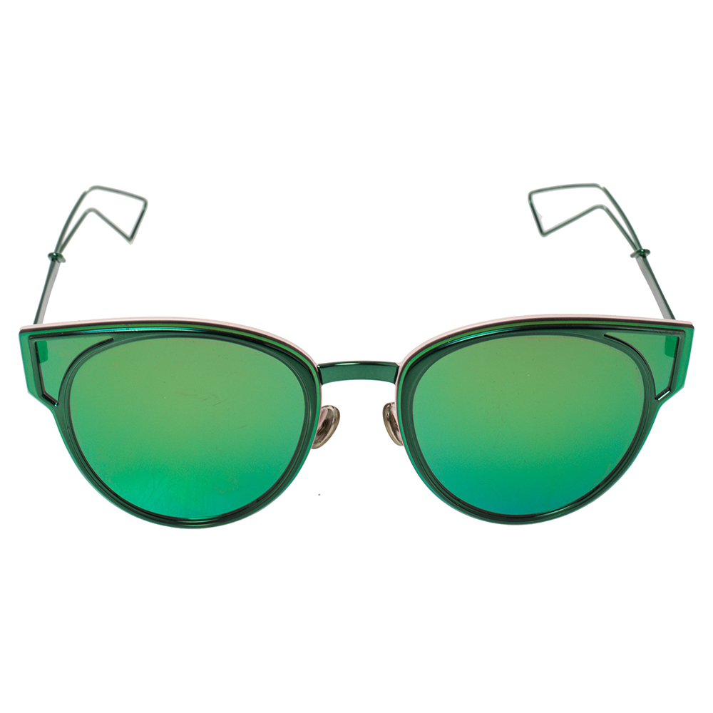 

Dior Green Tone/ Green & Purple DiorSculpt Cat Eye Sunglasses