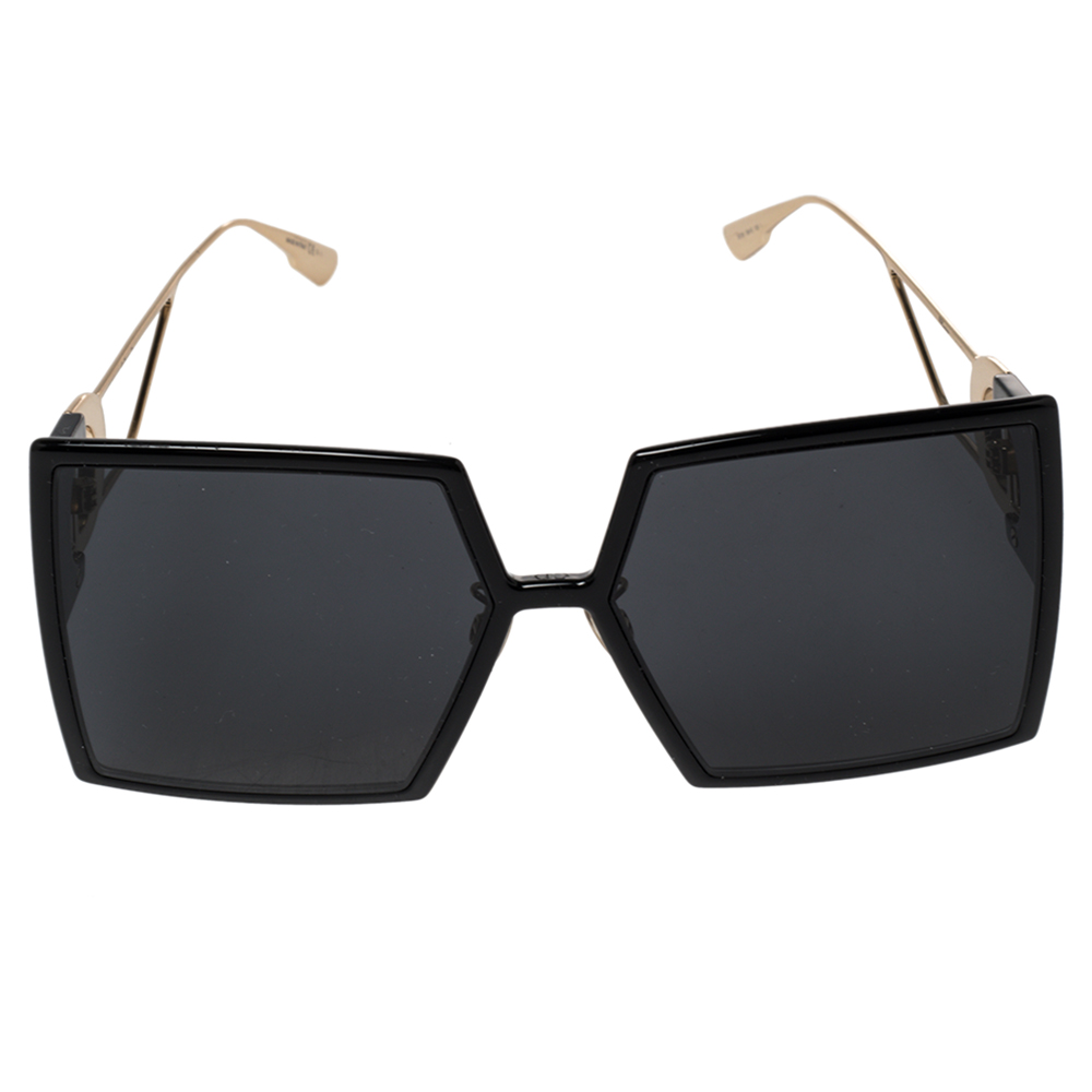 

Dior Black Acetate 30Montaigne Square Sunglasses